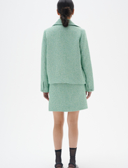 InWear - TitanIW Skirt - minihameet - green tweed - 3