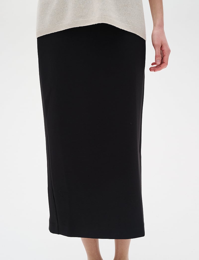 InWear - AidaIW Skirt - midi nederdele - black - 5