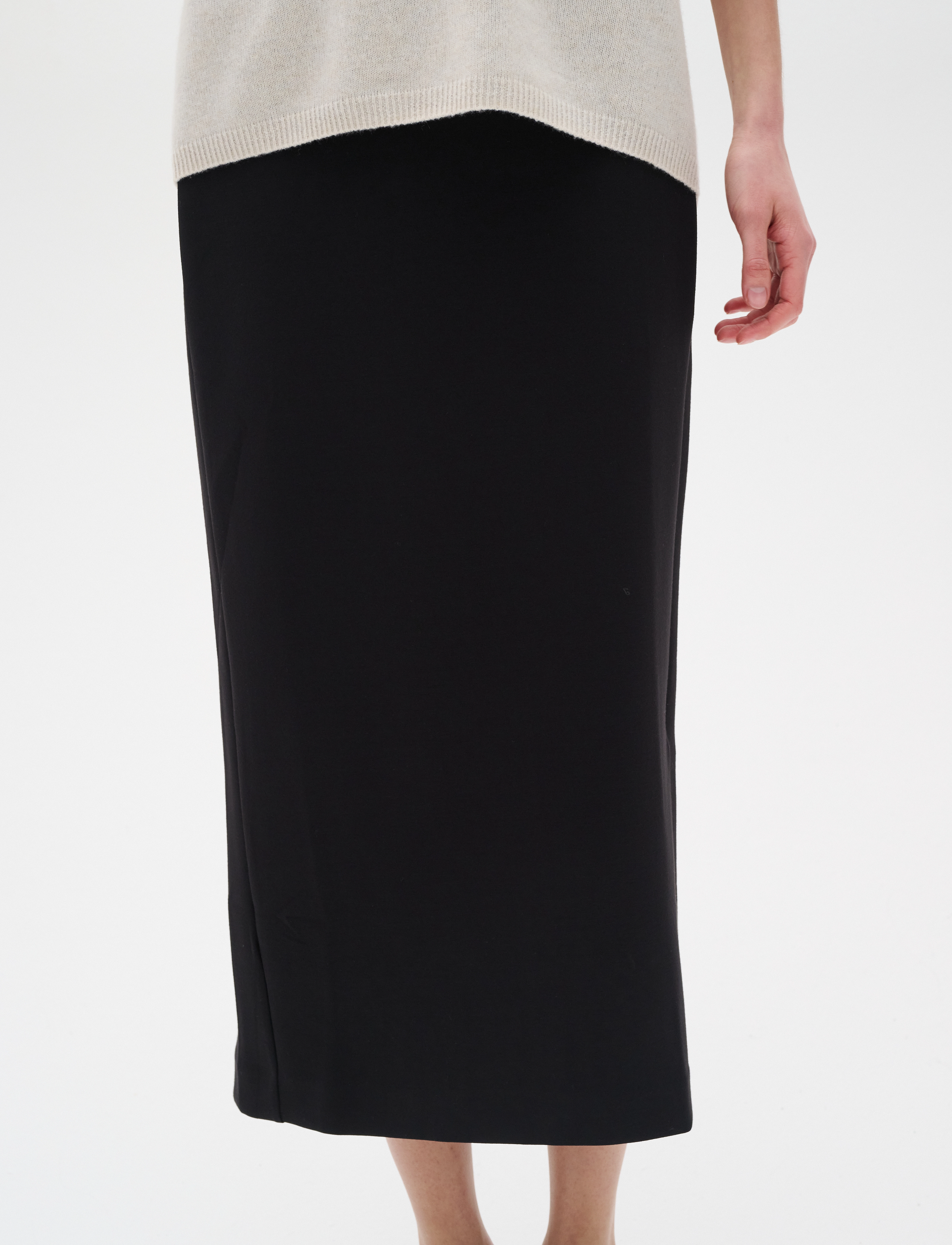 InWear - AidaIW Skirt - midiseelikud - black - 5