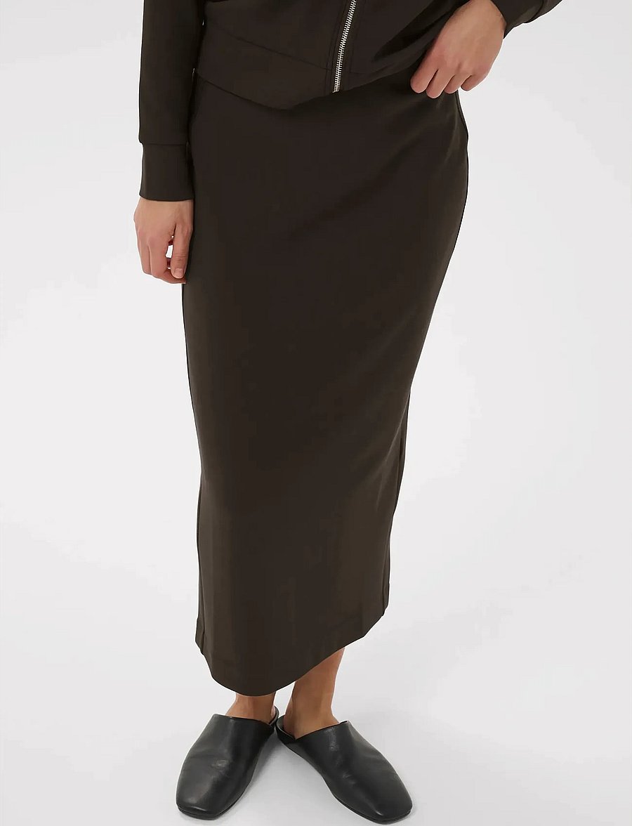 InWear - AidaIW Skirt - midi-röcke - chocolate brown - 0