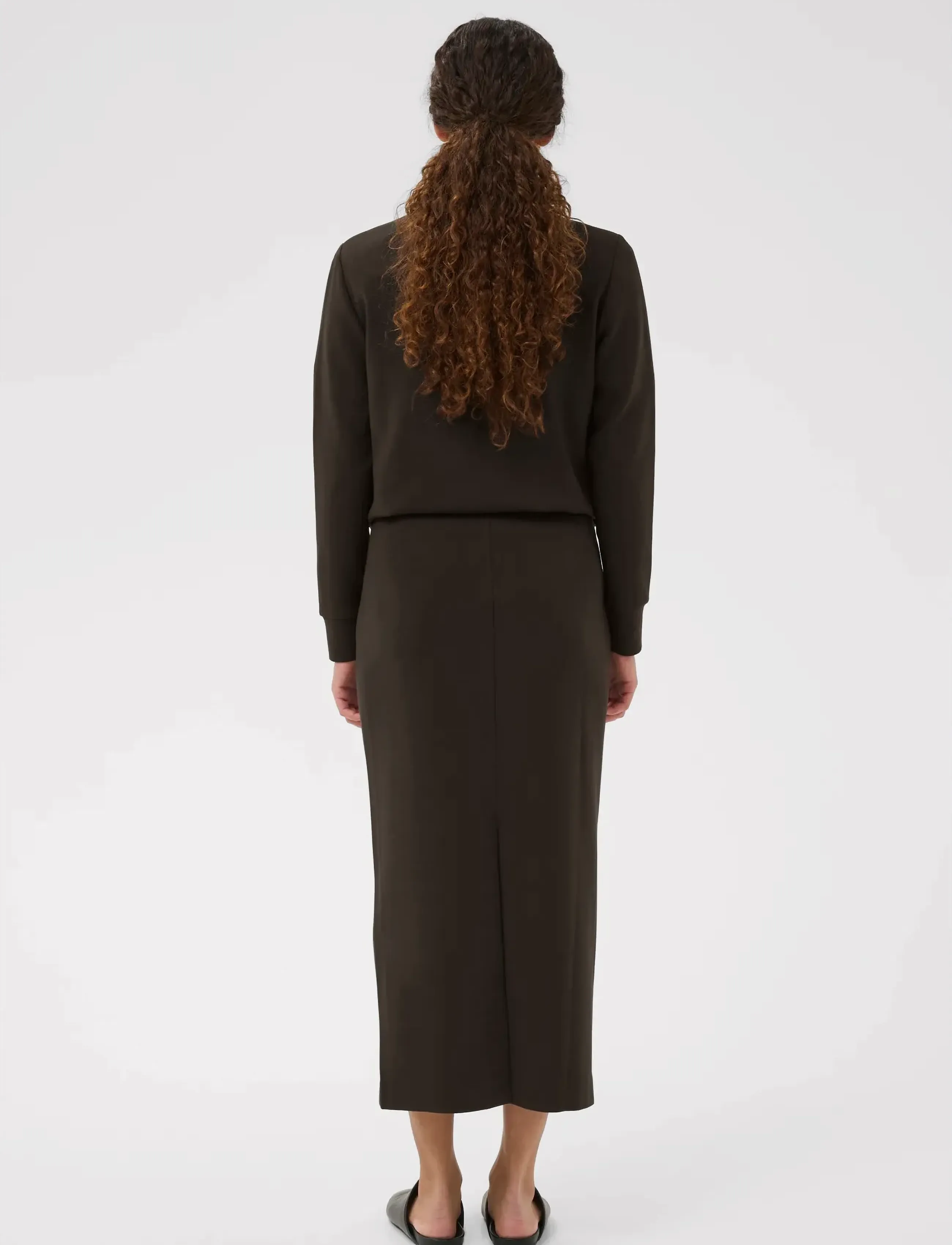 InWear - AidaIW Skirt - midi-röcke - chocolate brown - 4