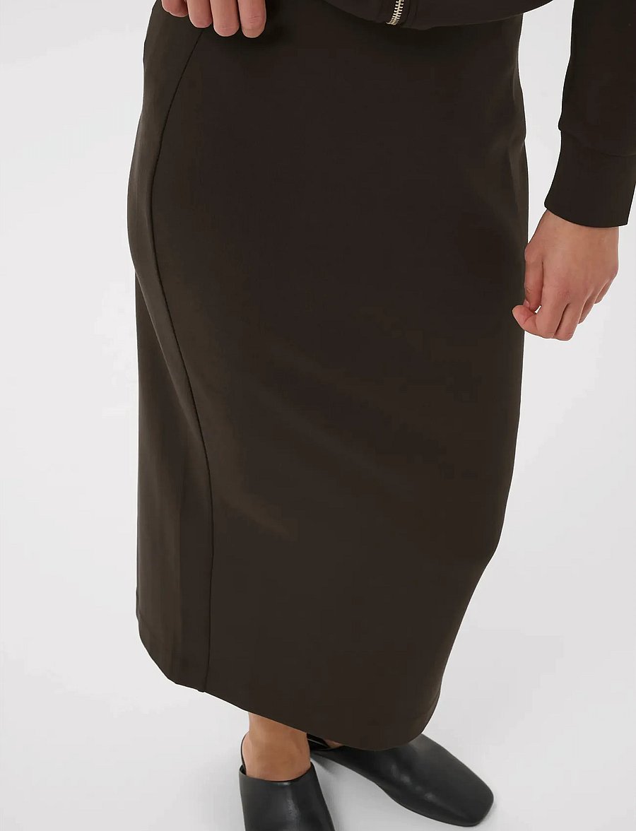 InWear - AidaIW Skirt - midi-röcke - chocolate brown - 5