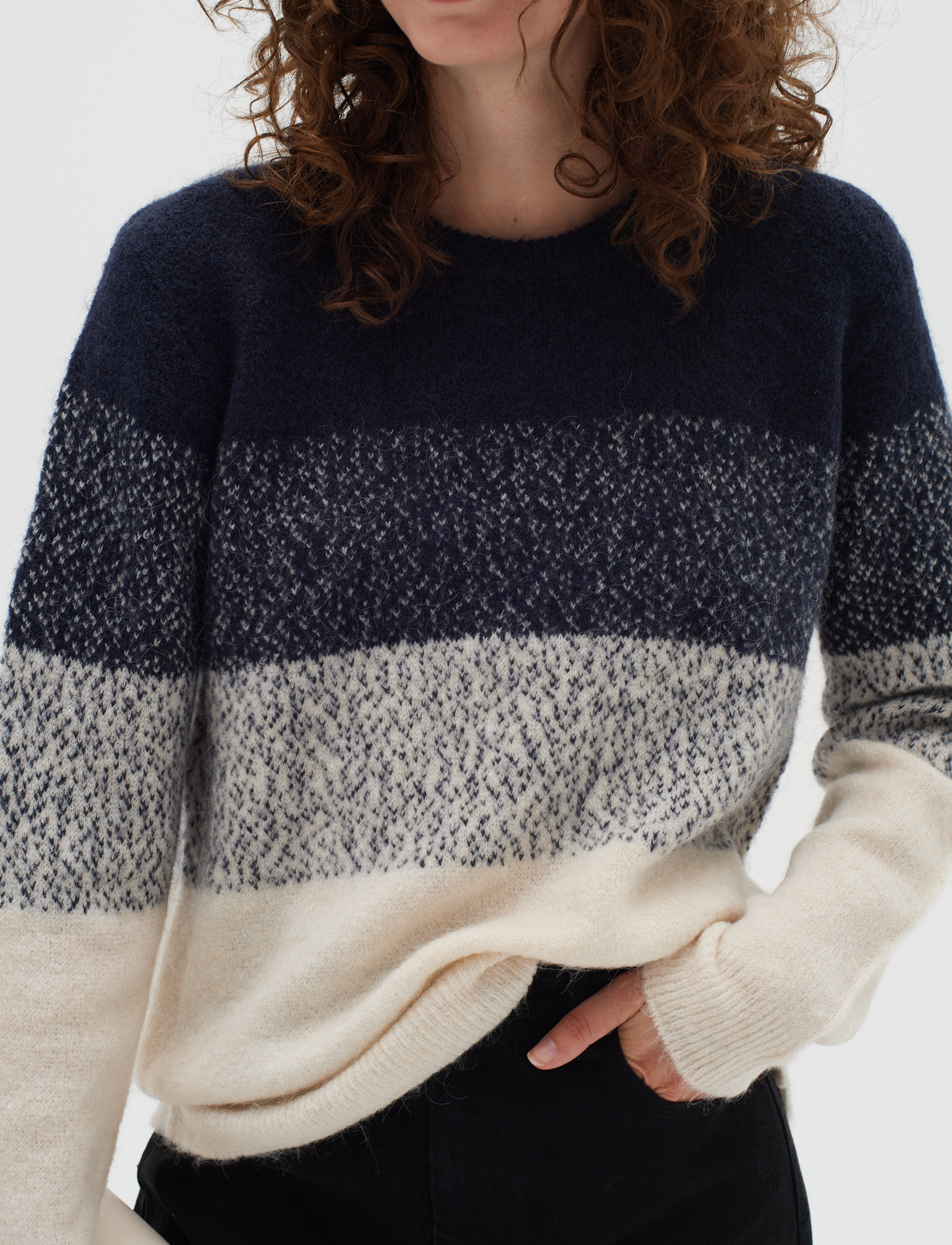 InWear - HarrietIW Pullover - džemprid - marine/vanilla - 4