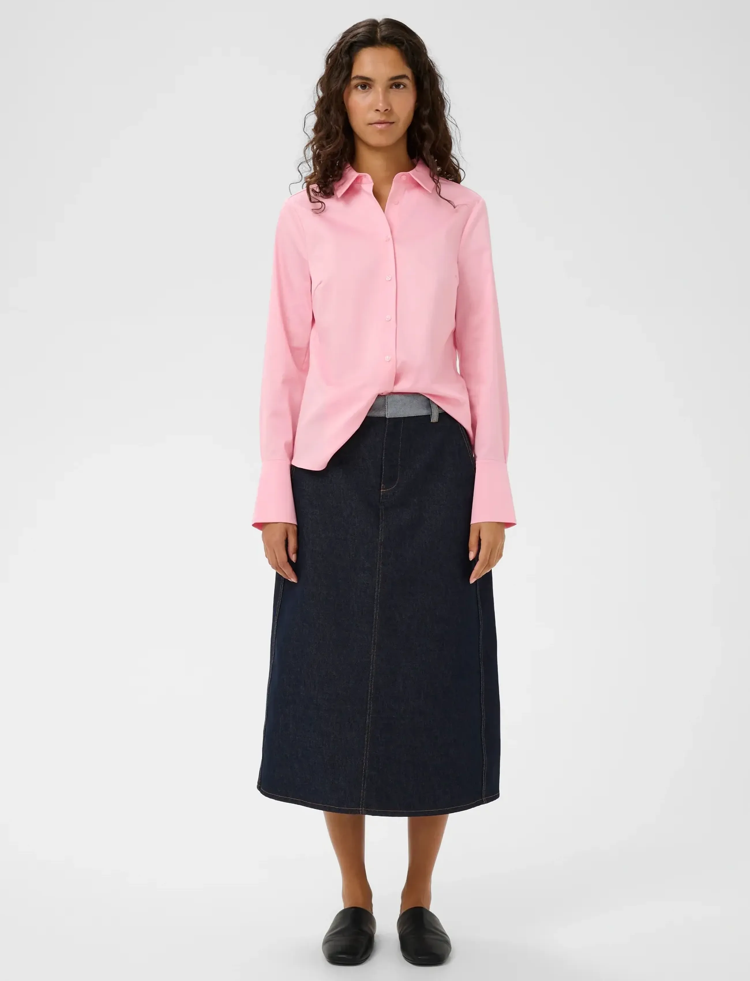 InWear CallyIW Shirt - Langermede skjorter - CANDY PINK / pink/rose