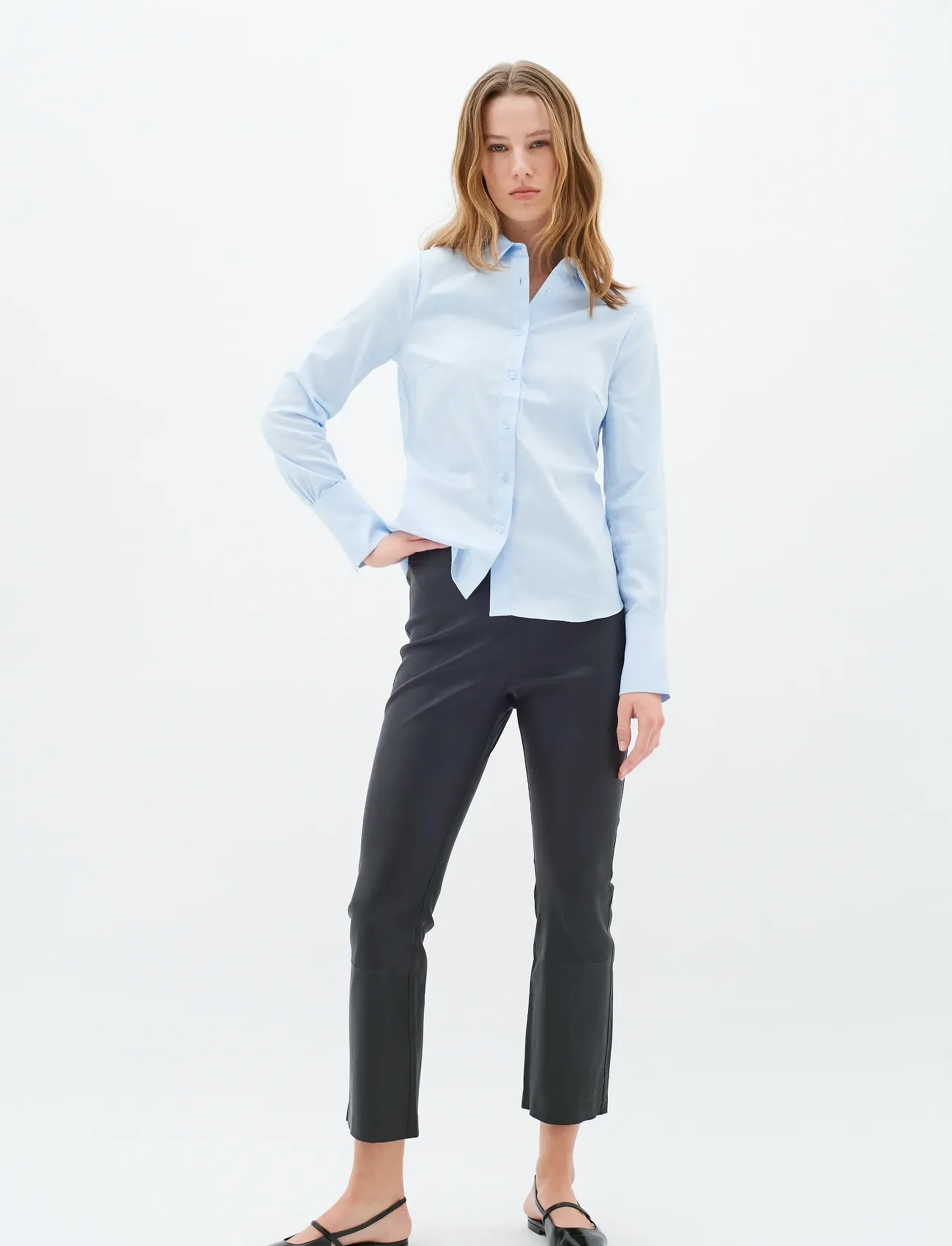 InWear - CallyIW Shirt - langärmlige hemden - pastel blue - 3
