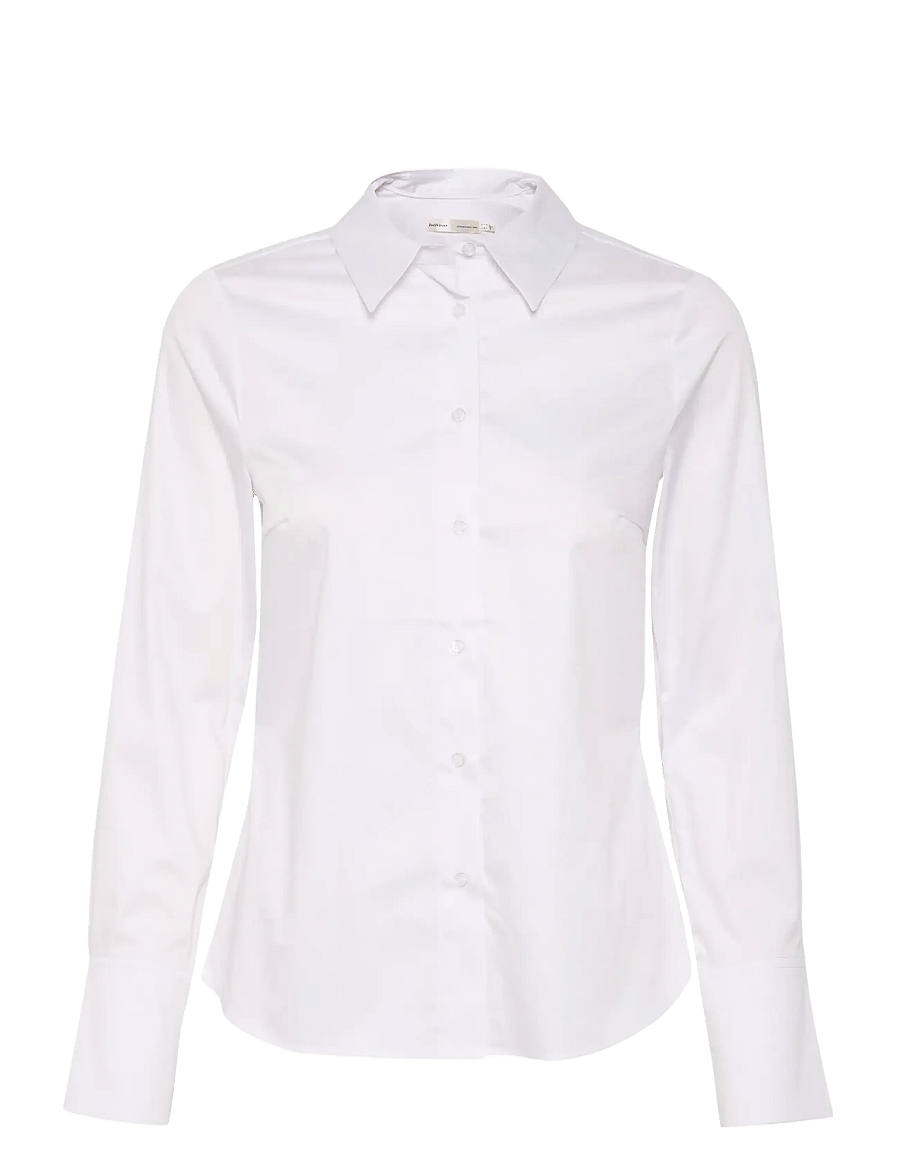InWear - CallyIW Shirt - langärmlige hemden - pure white - 1