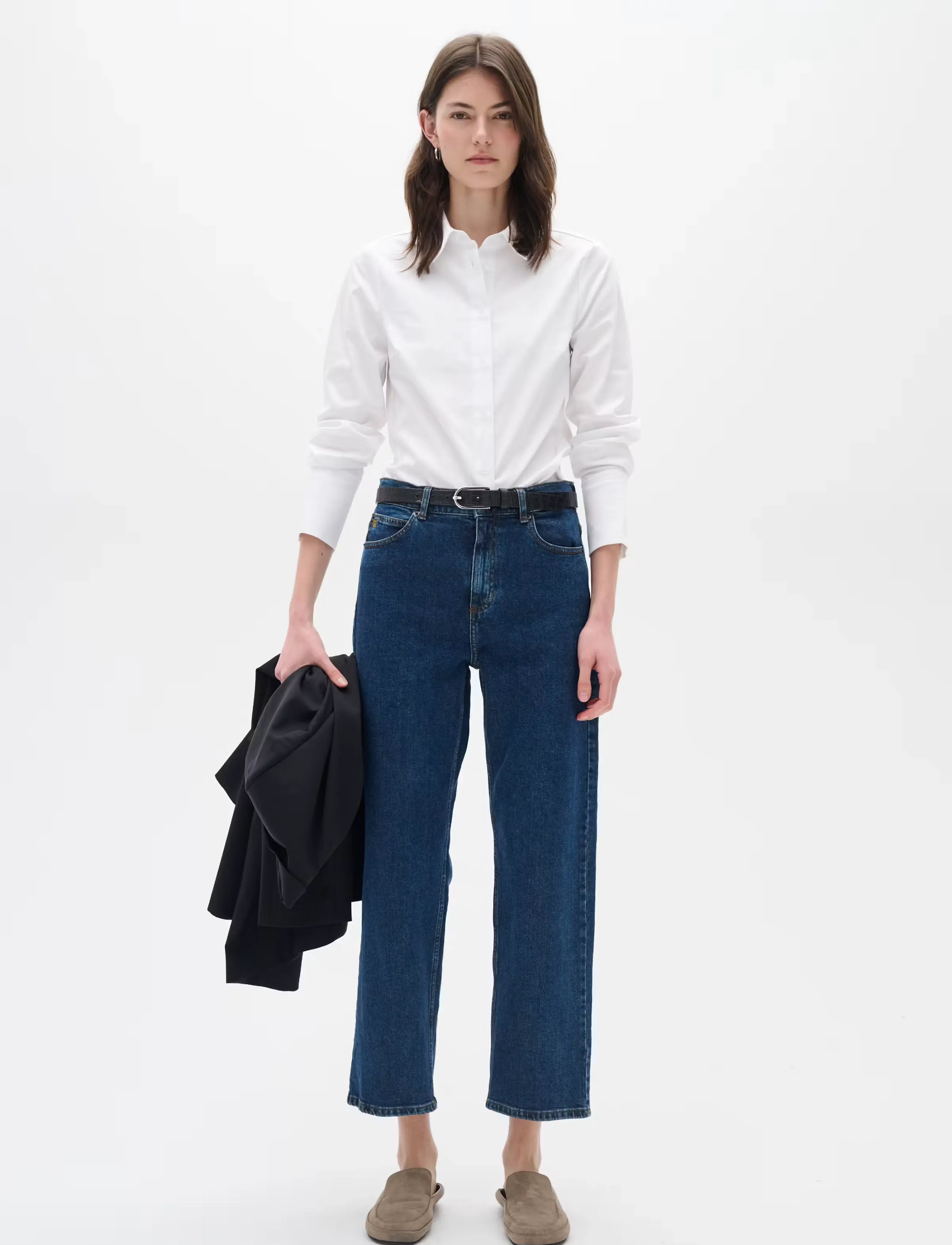 InWear - CallyIW Shirt - långärmade skjortor - pure white - 0