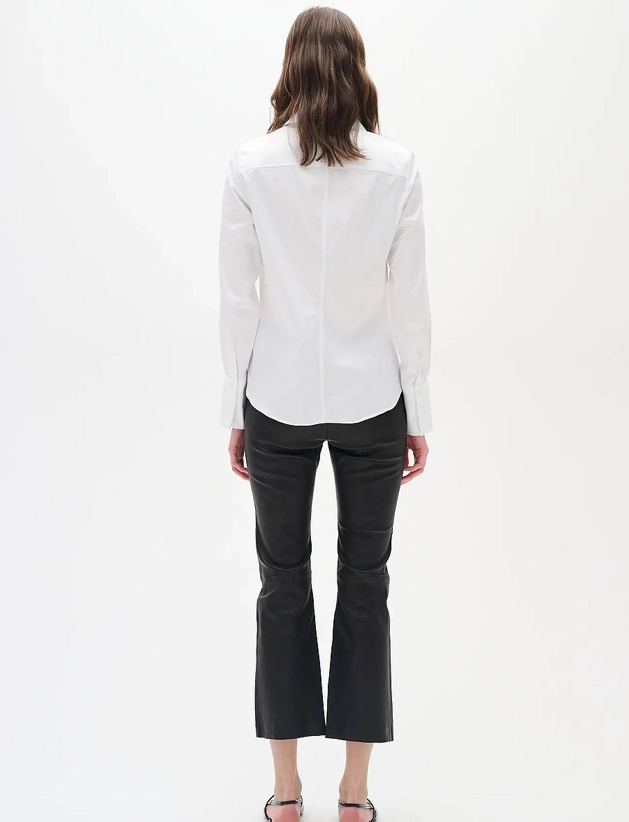 InWear - CallyIW Shirt - langärmlige hemden - pure white - 4