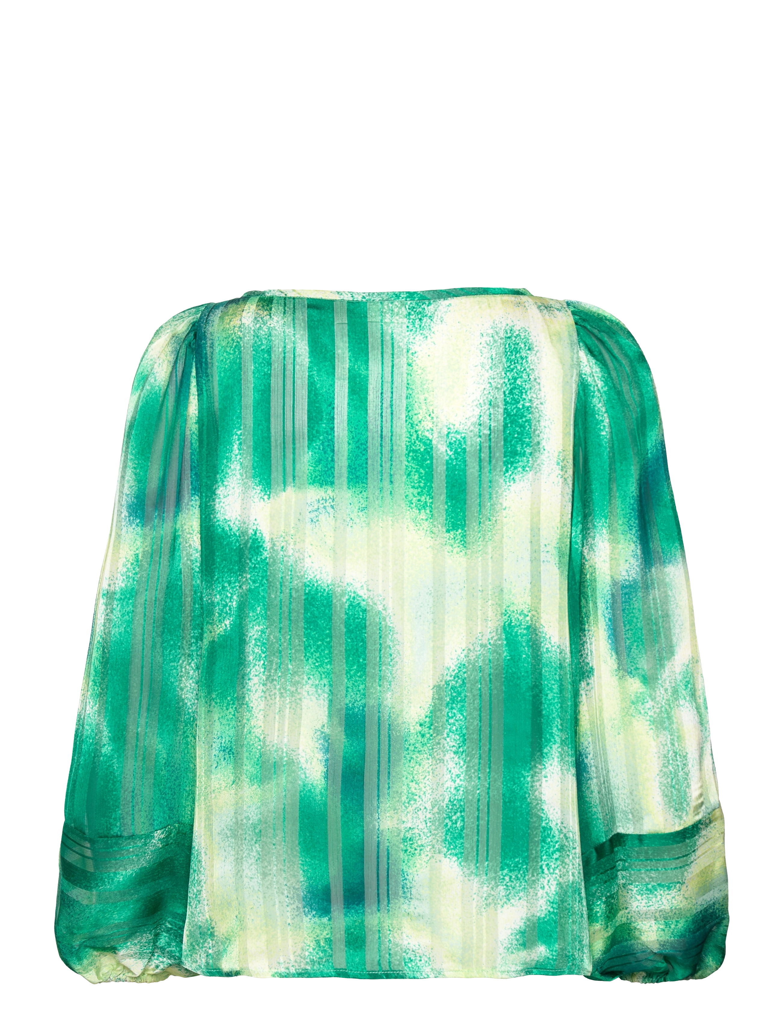 InWear - HimariIW Blouse - langärmlige blusen - green art splash - 2