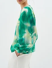 InWear - HimariIW Blouse - pitkähihaiset puserot - green art splash - 2