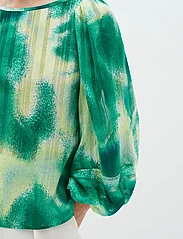 InWear - HimariIW Blouse - long-sleeved blouses - green art splash - 5