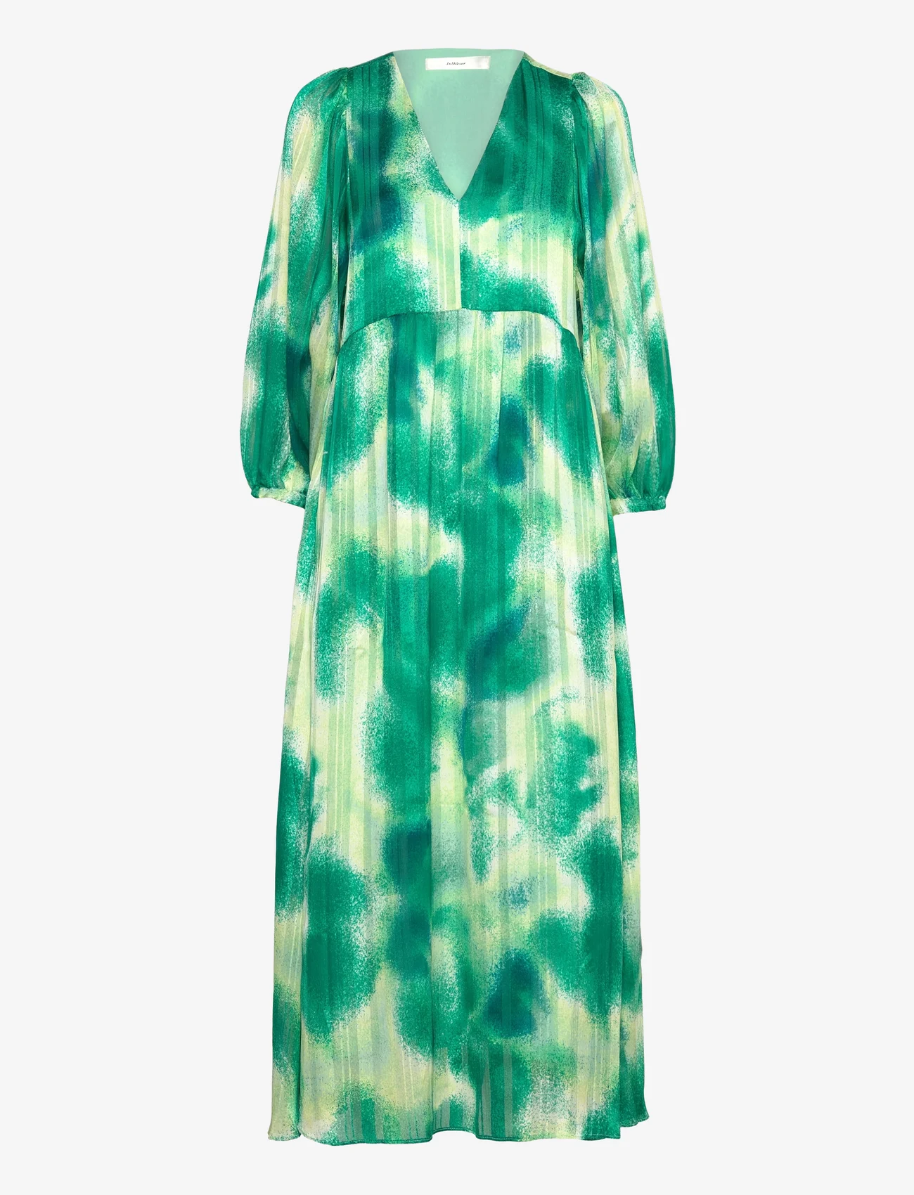 InWear - HimariIW Dress - midimekot - green art splash - 0