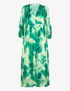 HimariIW Dress - GREEN ART SPLASH