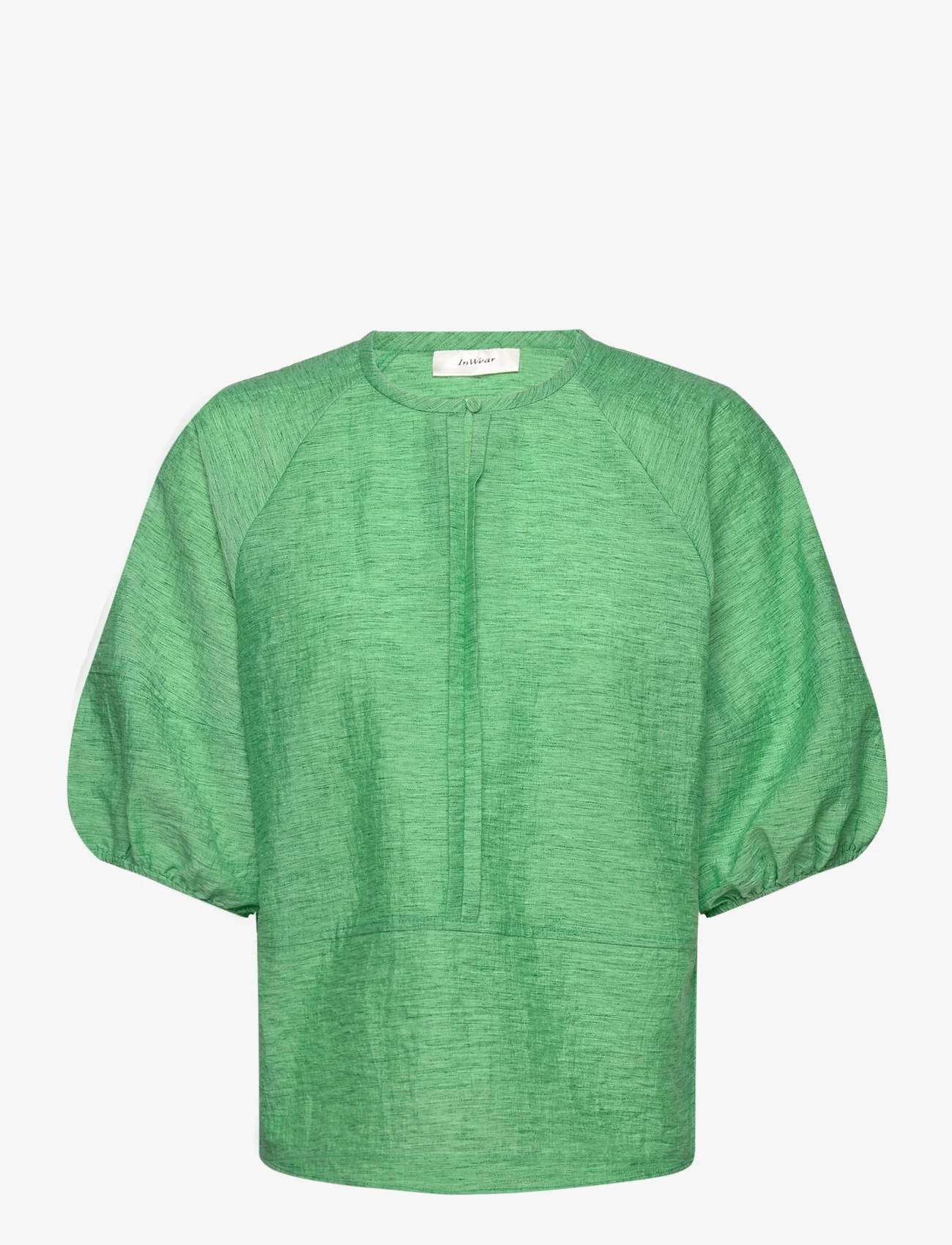 InWear - HerenaIW Blouse - pitkähihaiset puserot - emerald green - 0