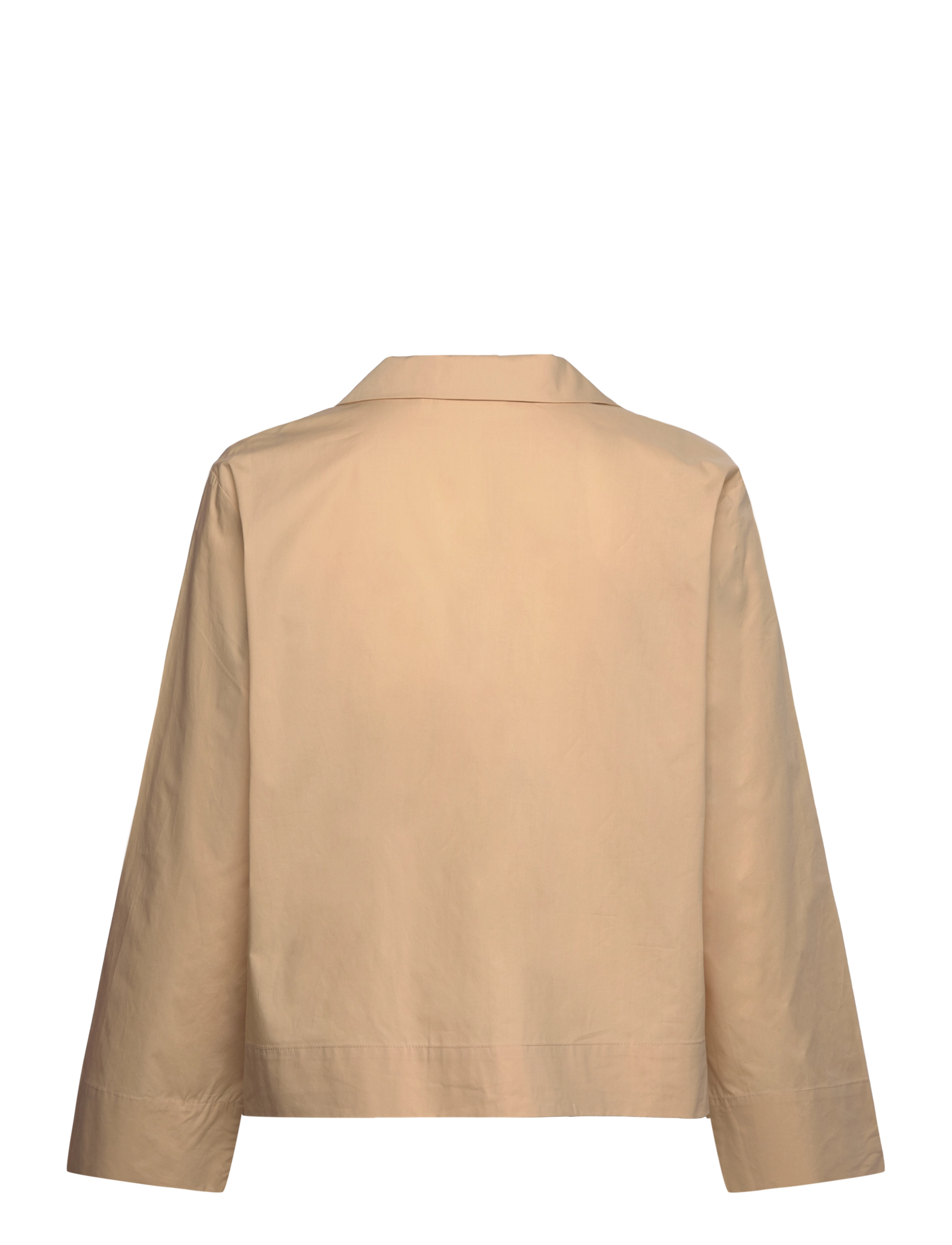 InWear - HelveIW Cropped Shirt - langærmede skjorter - alabaster - 2