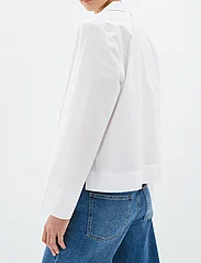 InWear - HelveIW Cropped Shirt - langermede skjorter - pure white - 5