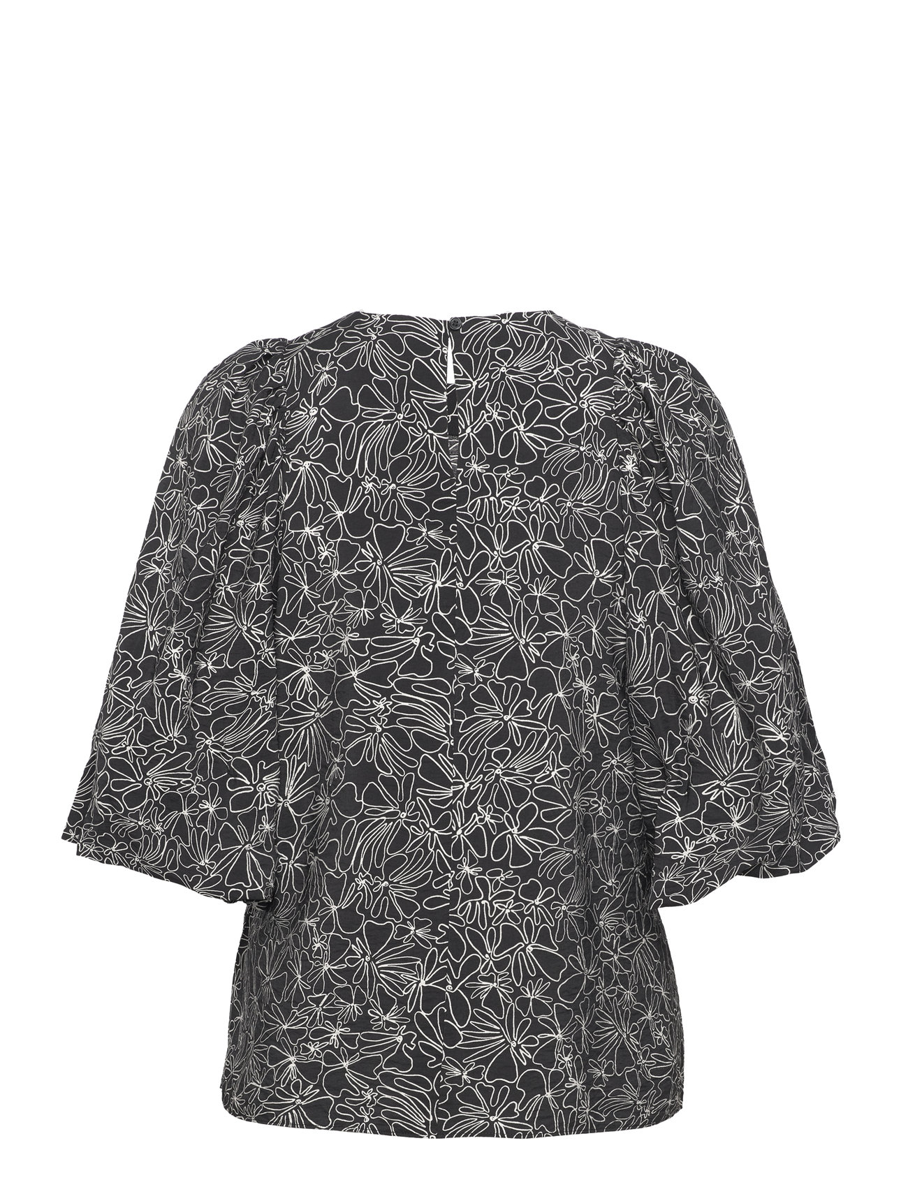 InWear - HarperIW Blouse - langærmede bluser - black cable flower - 2