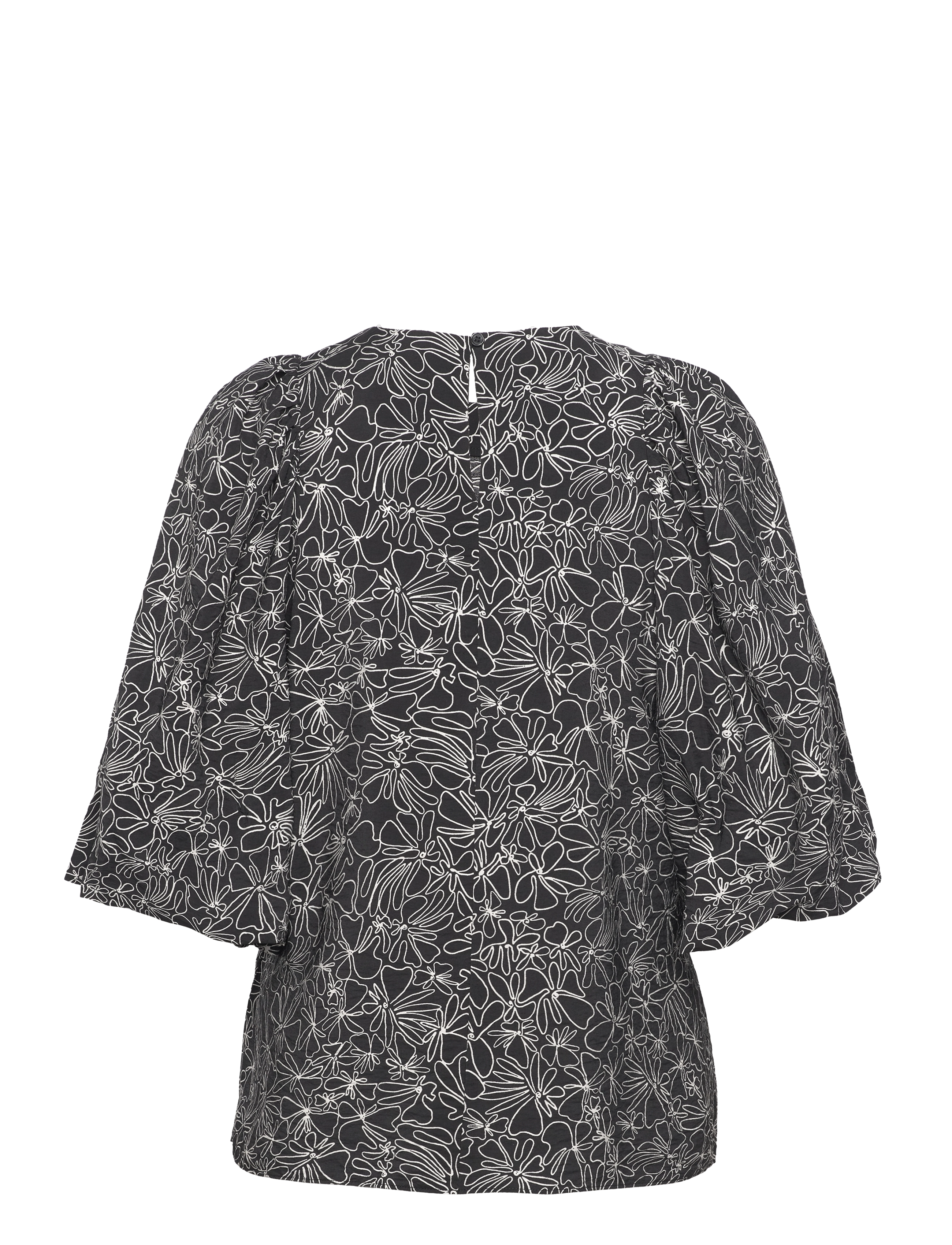 InWear - HarperIW Blouse - langærmede bluser - black cable flower - 2