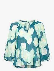InWear - HendraIW Blouse - long sleeved blouses - green poetic flower - 1