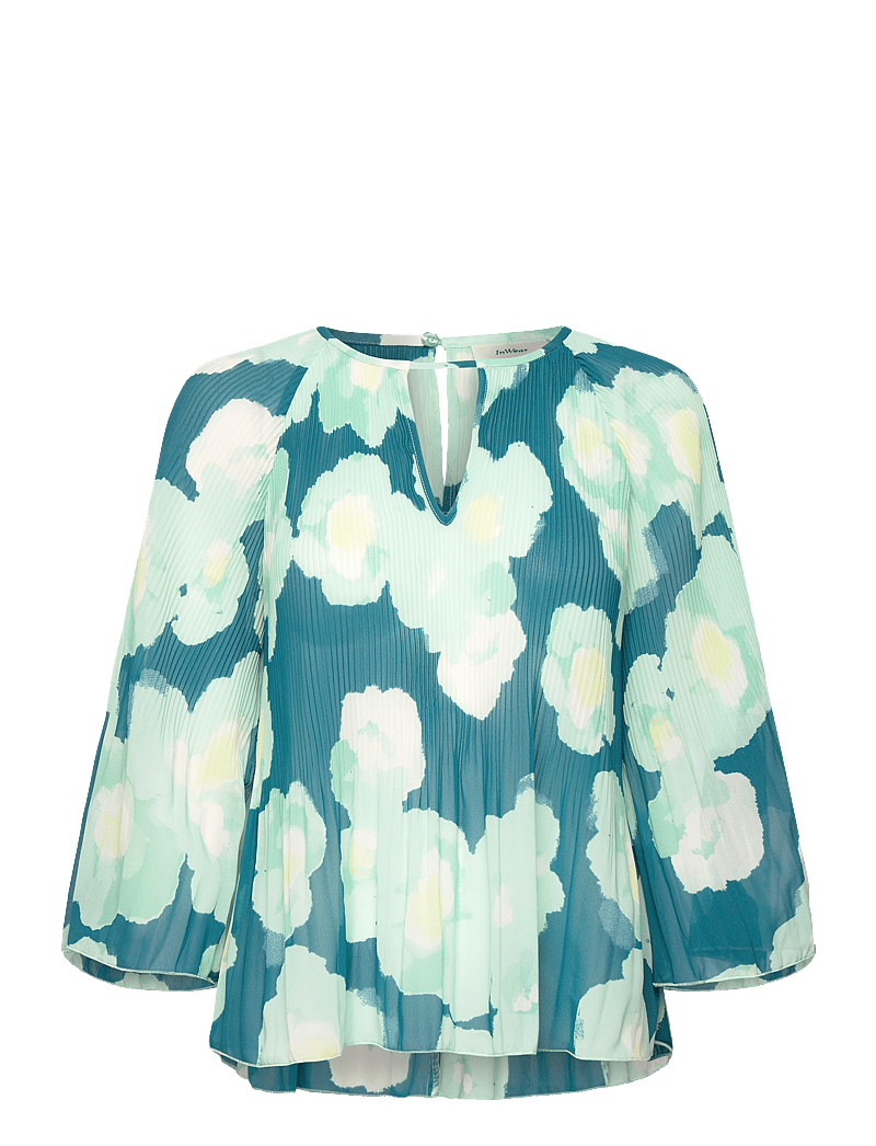 InWear - HendraIW Blouse - langærmede bluser - green poetic flower - 1