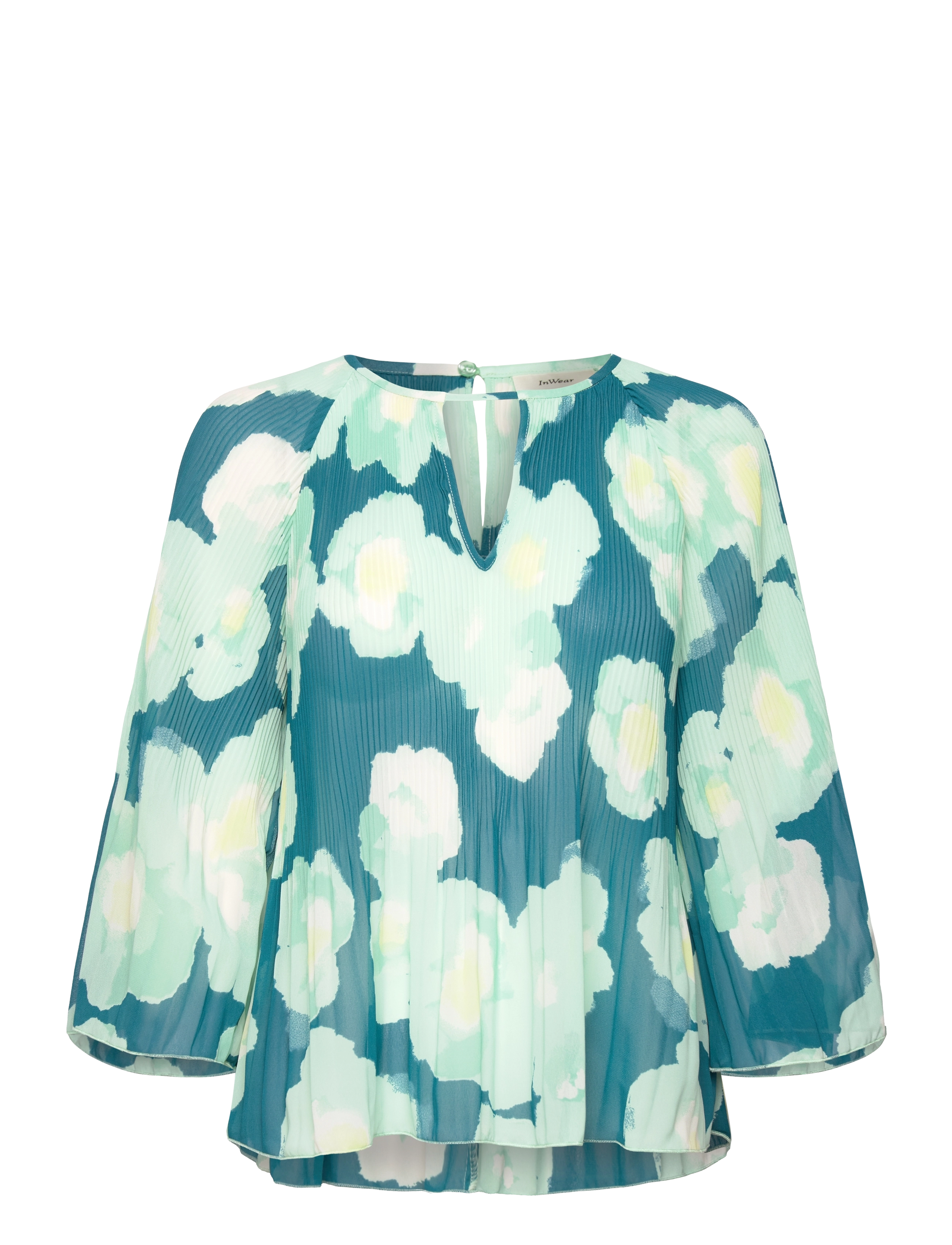 InWear HendraIW Blouse - Tøj - GREEN POETIC FLOWER / green