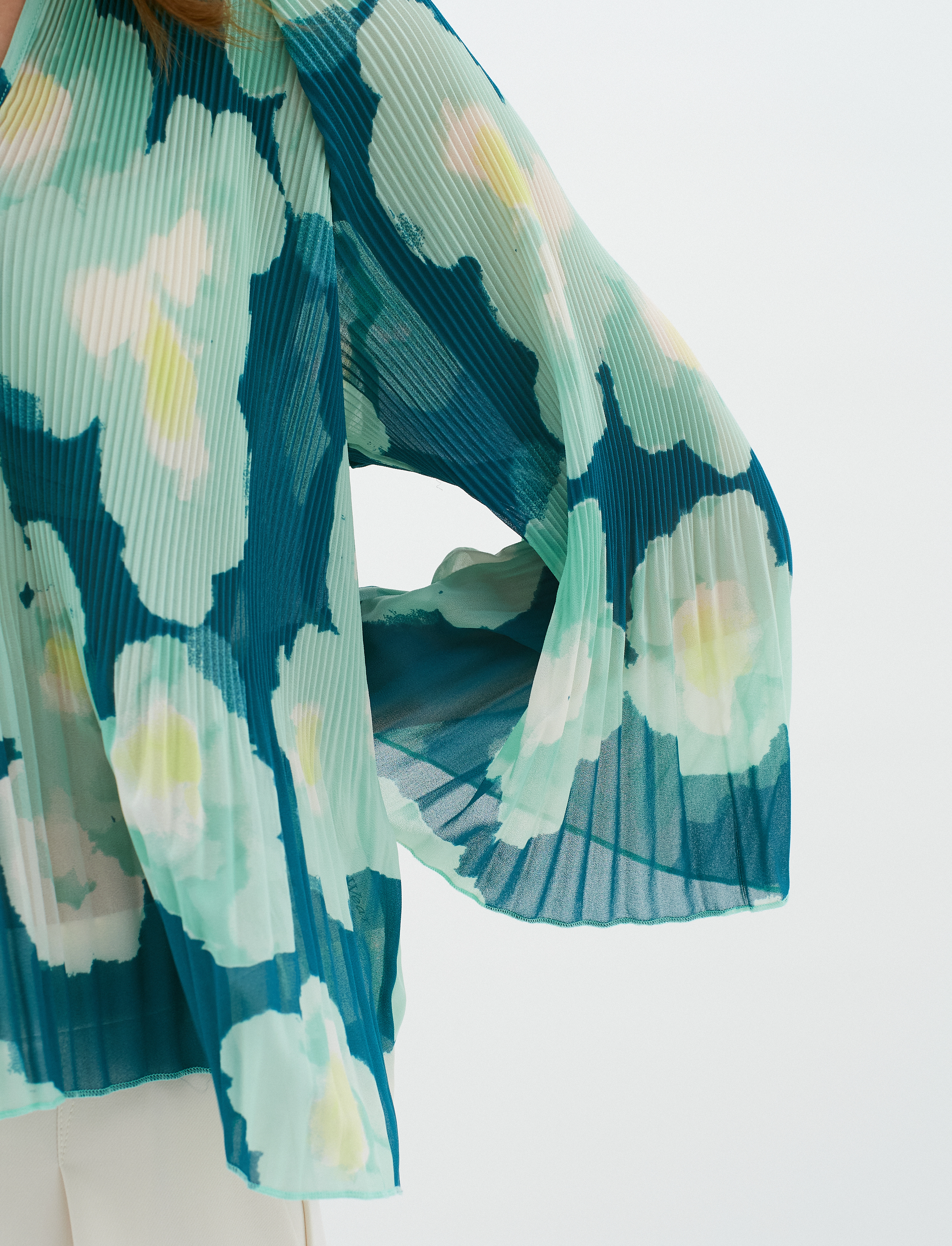 InWear - HendraIW Blouse - langærmede bluser - green poetic flower - 5