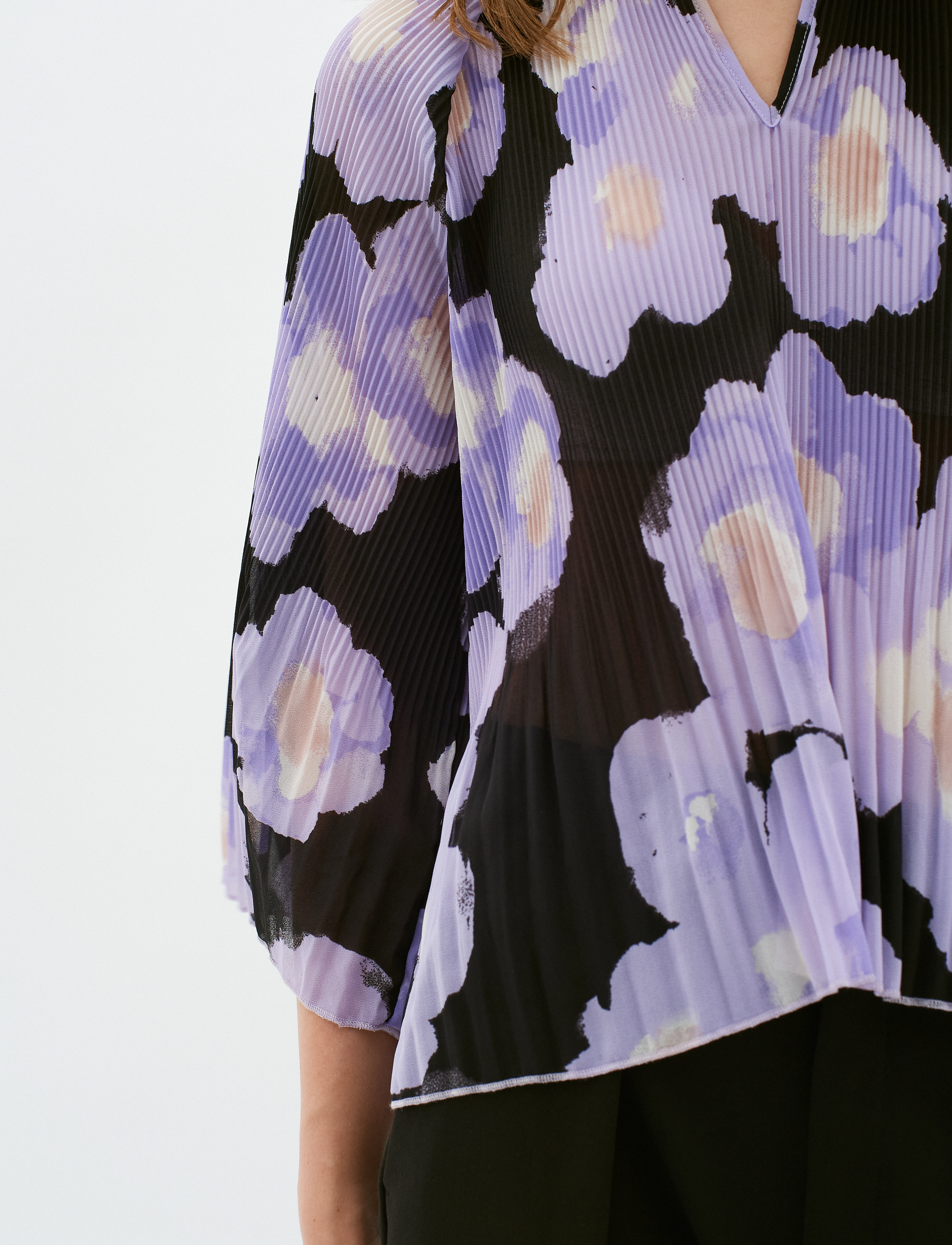 InWear - HendraIW Blouse - langärmlige blusen - lavender poetic flower - 5