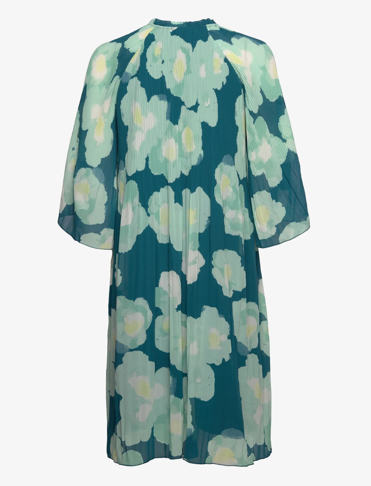 InWear - HendraIW Dress - vidutinio ilgio suknelės - green poetic flower - 1