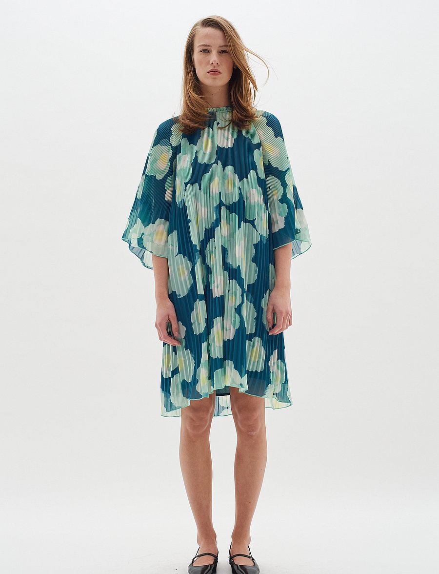InWear - HendraIW Dress - midikleider - green poetic flower - 3