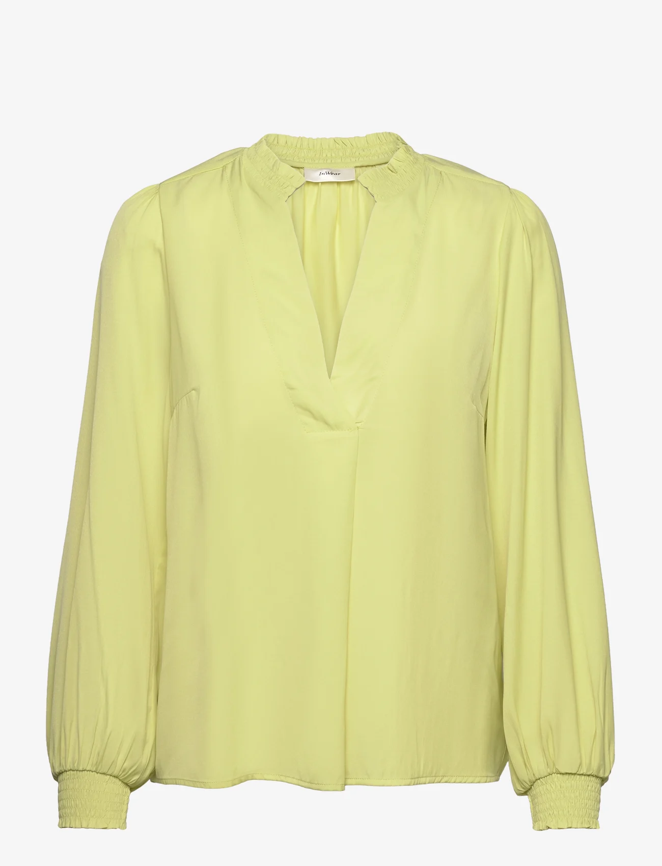 InWear - HuxieIW Blouse - long-sleeved blouses - lime sorbet - 0