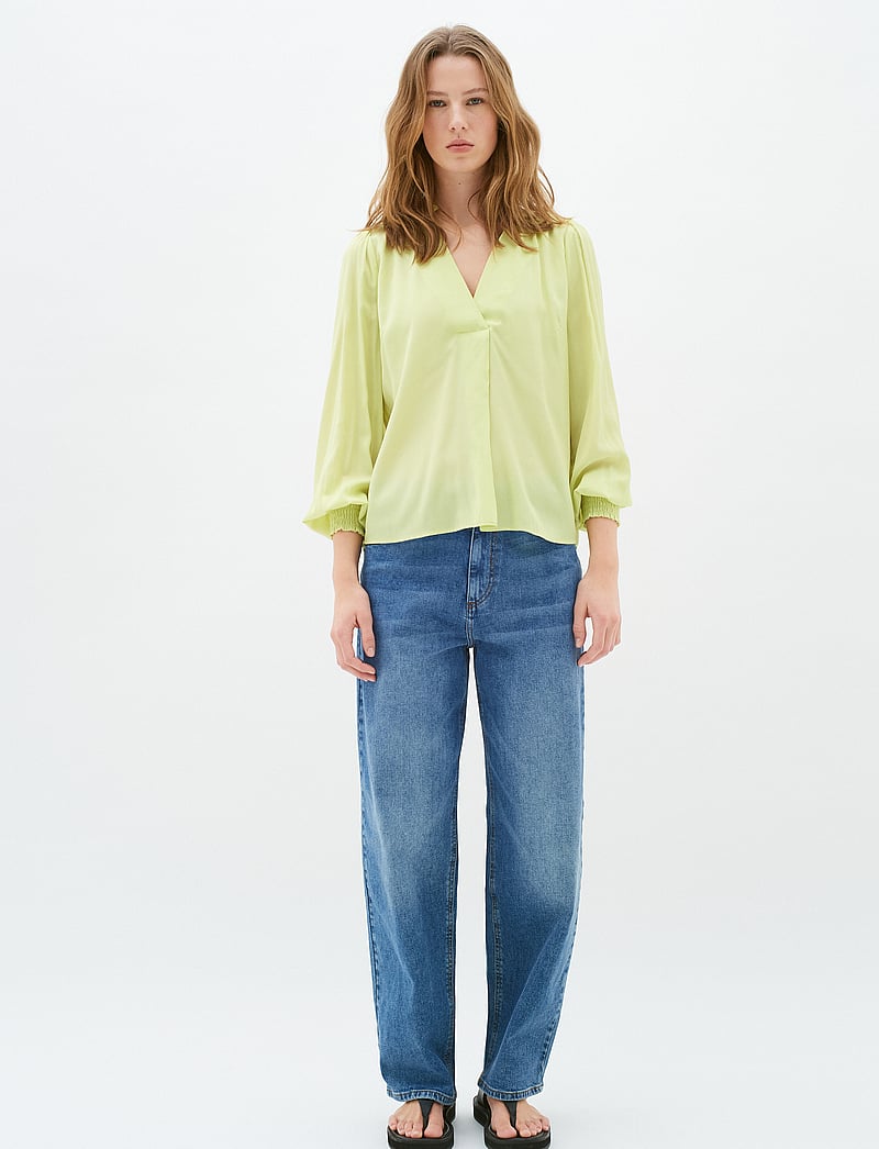 InWear - HuxieIW Blouse - langærmede bluser - lime sorbet - 3