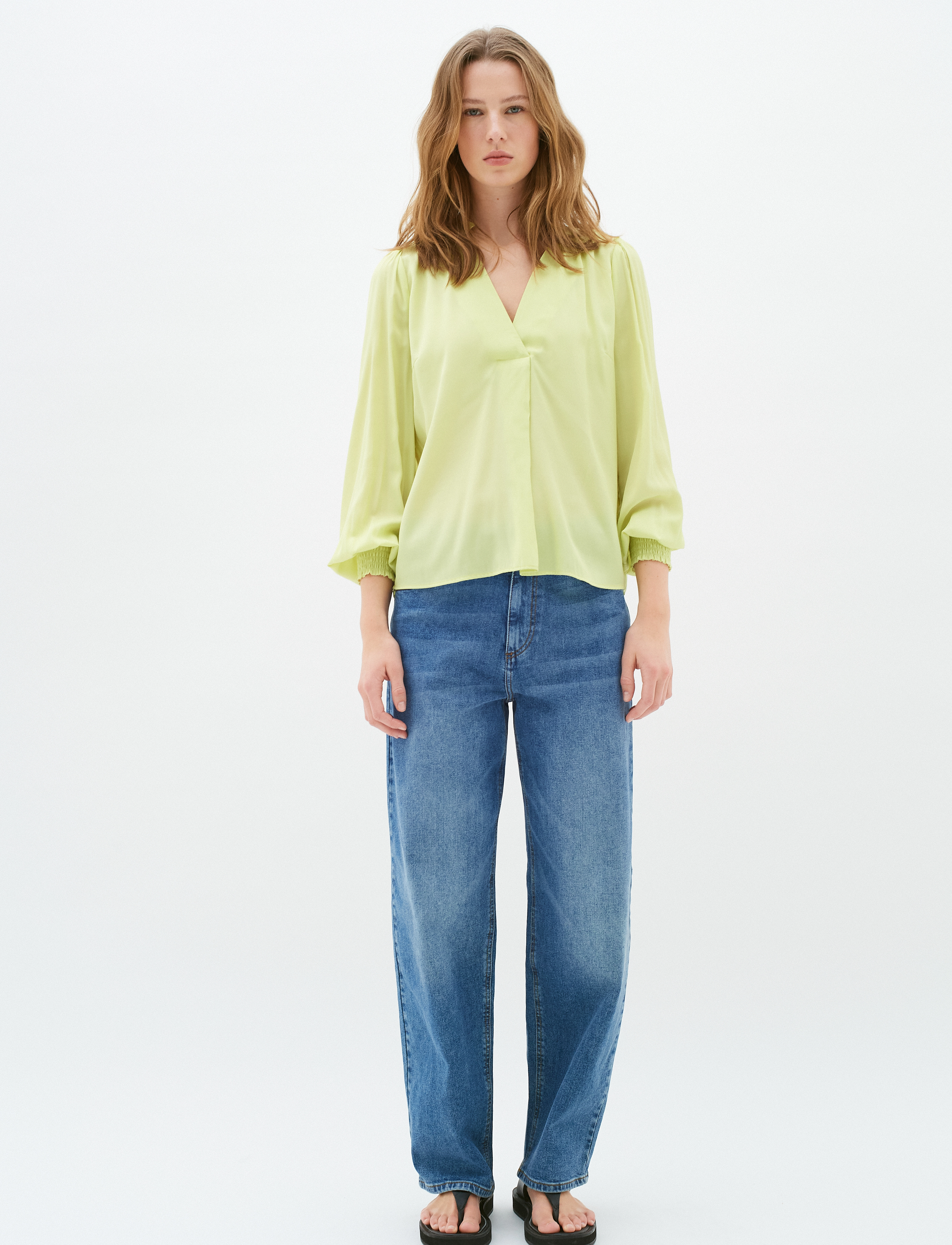 InWear - HuxieIW Blouse - bluzki z długimi rękawami - lime sorbet - 3