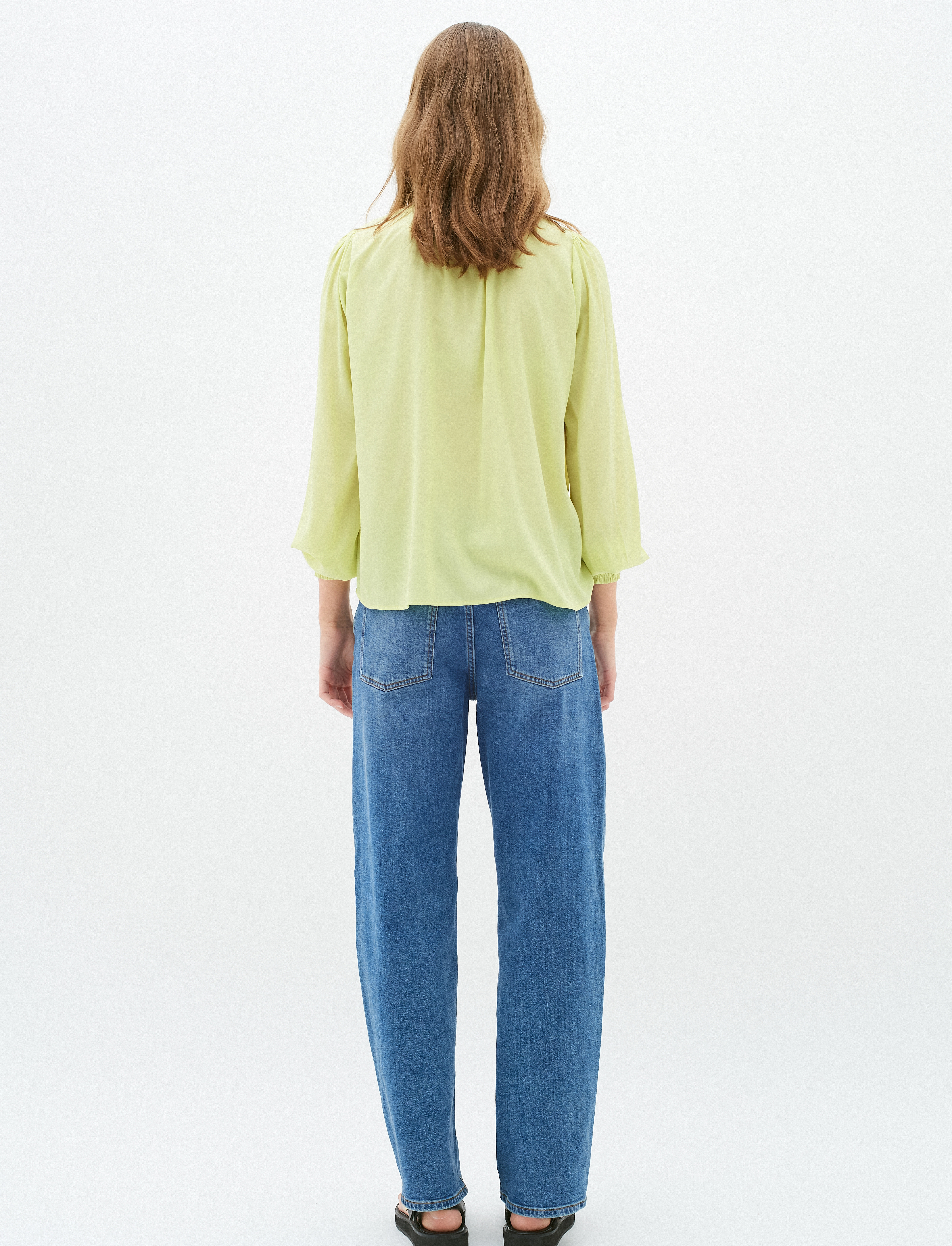 InWear - HuxieIW Blouse - bluzki z długimi rękawami - lime sorbet - 4