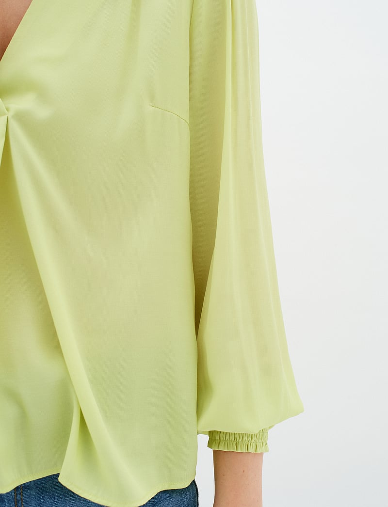 InWear - HuxieIW Blouse - langærmede bluser - lime sorbet - 5