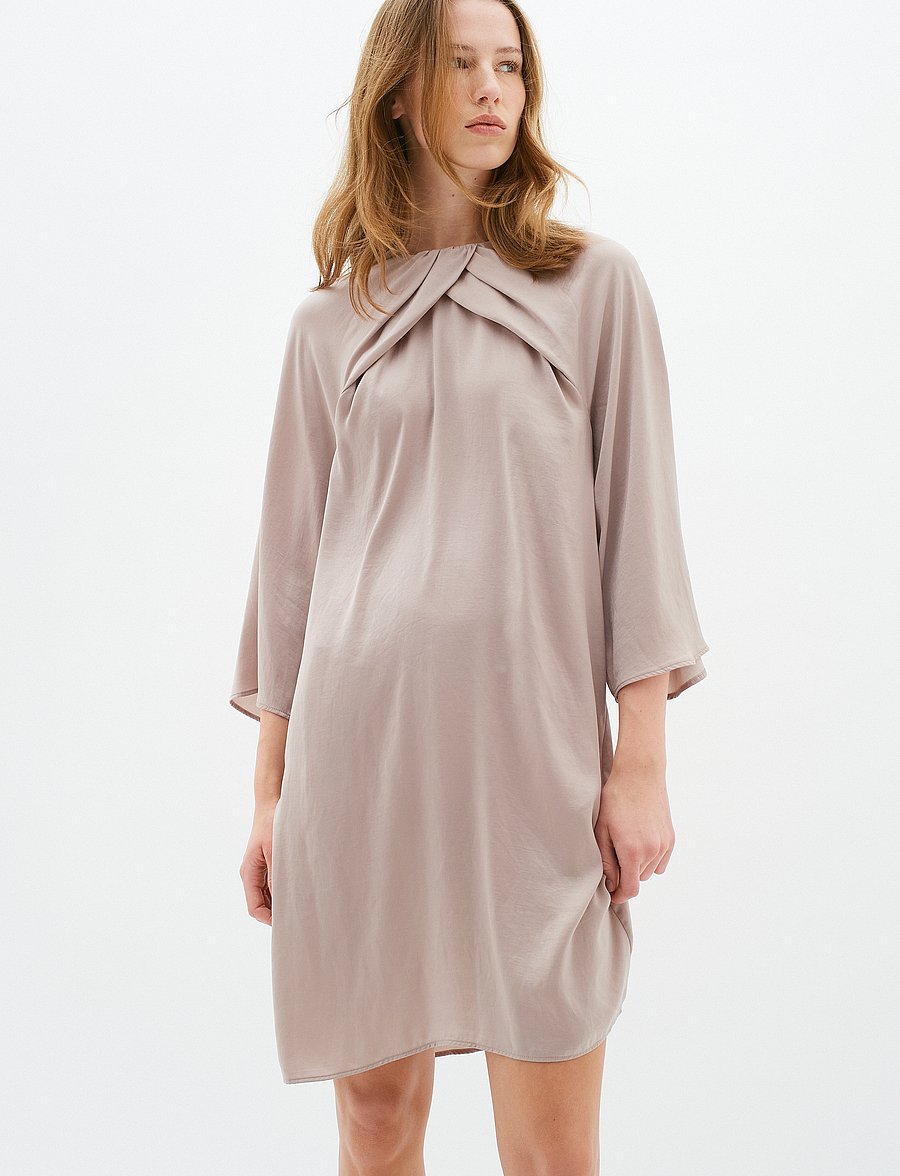 InWear - HatoIW Dress - midiklänningar - clay - 0