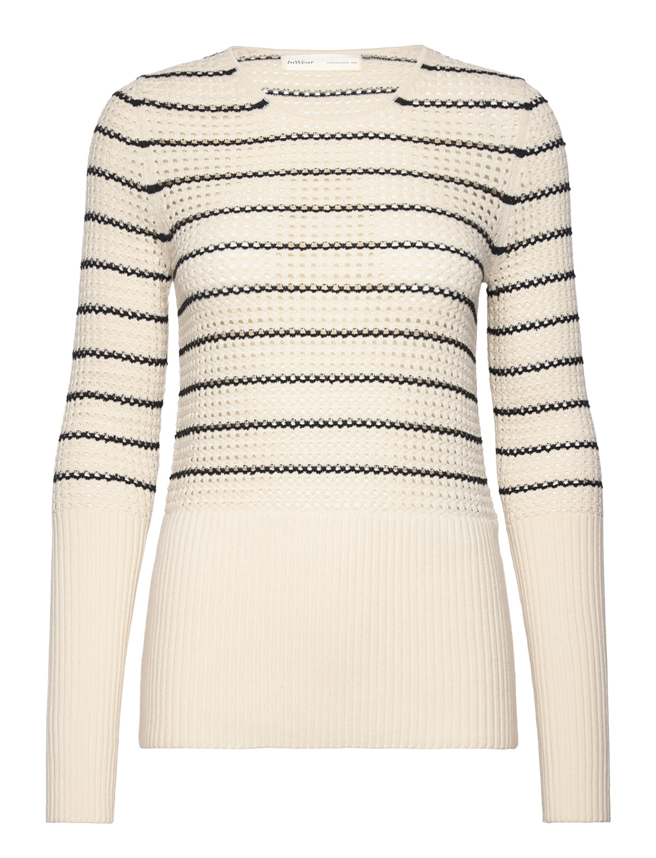 InWear - MaloneIW Slim Blouse - efterårstøj - white / black - 1