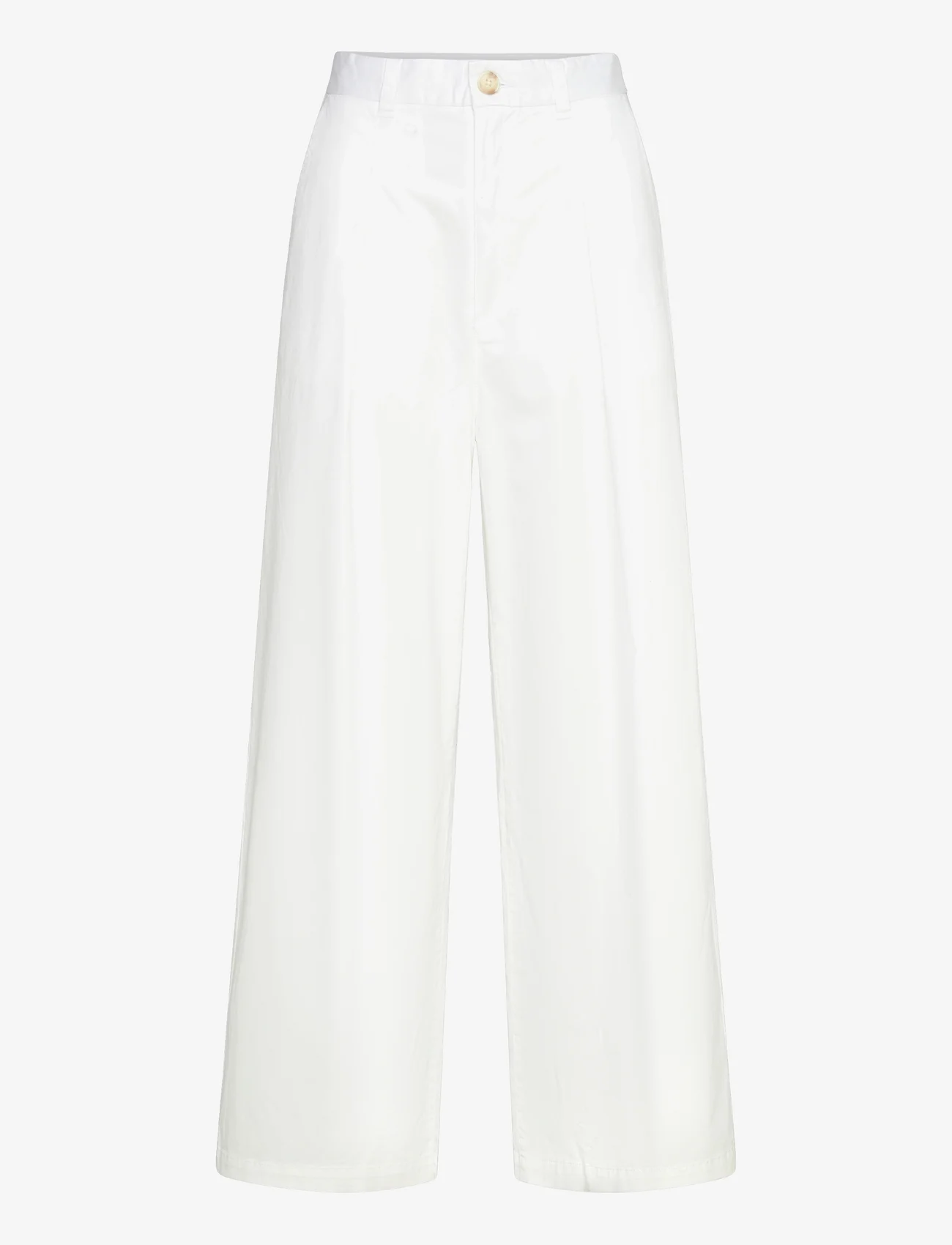 InWear - PosyIW Wide Pant - leveälahkeiset housut - pure white - 1