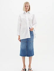 InWear - PheifferIW Skirt - džinsiniai sijonai - medium blue - 3