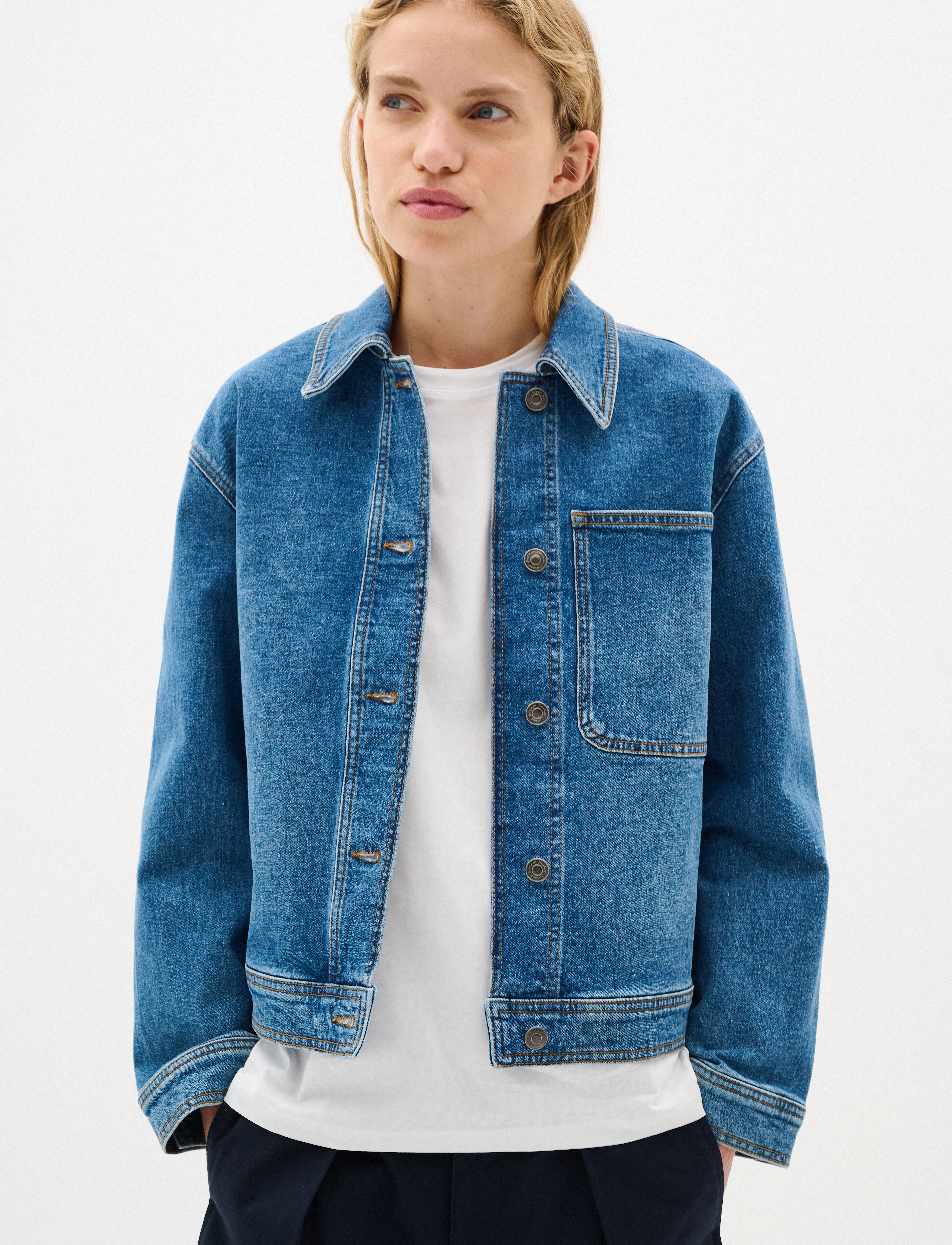 InWear Pheifferiw Jacket, 32, Jackets, Blau - Denim, Frauen