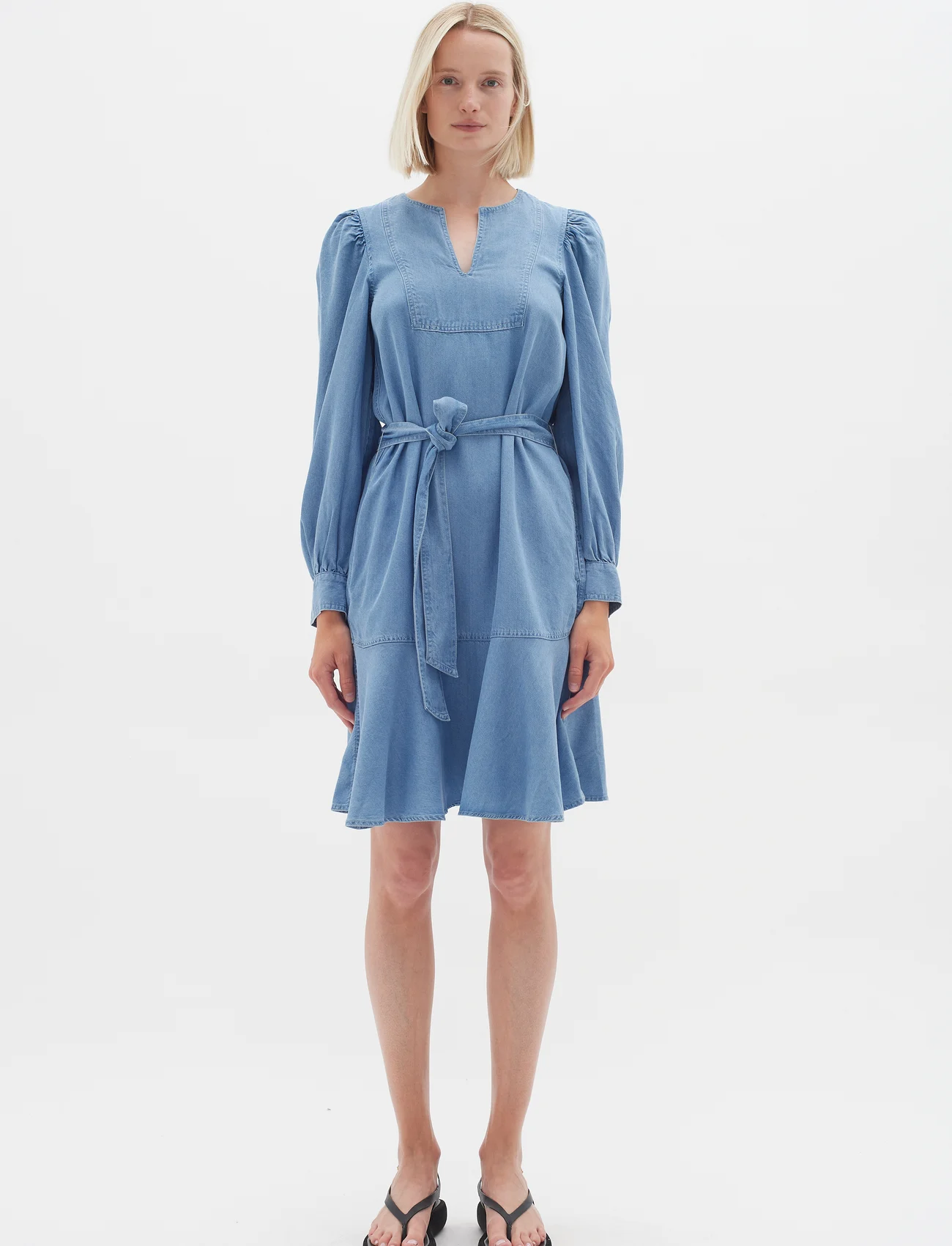 InWear - PhilipaIW Dress - sukienki dżinsowe - light blue denim - 0