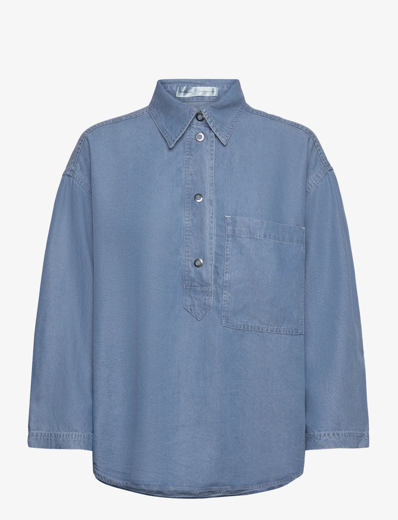 InWear - PhilipaIW Shirt - džinsa krekli - light blue denim - 1