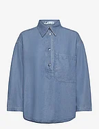 PhilipaIW Shirt - LIGHT BLUE DENIM