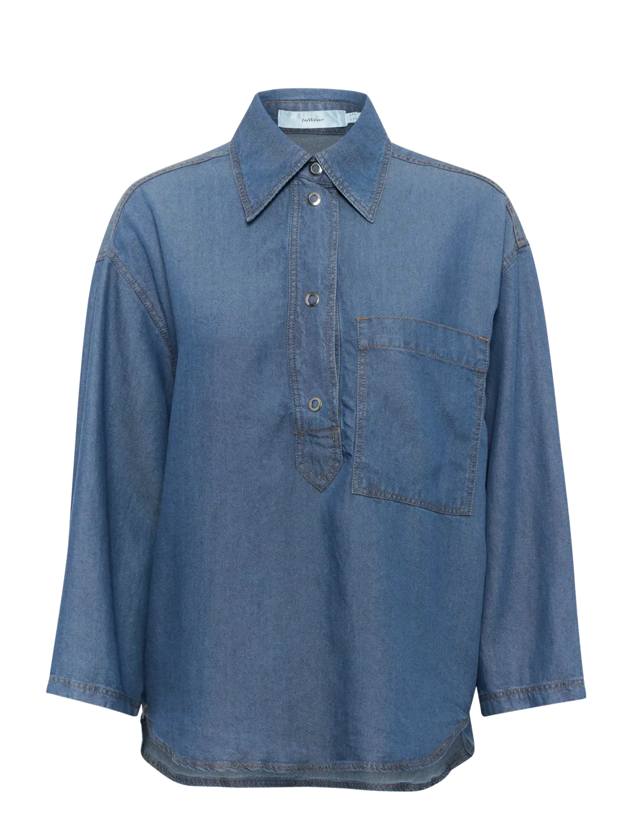 InWear - PhilipaIW Shirt - jeanshemden - medium blue - 1