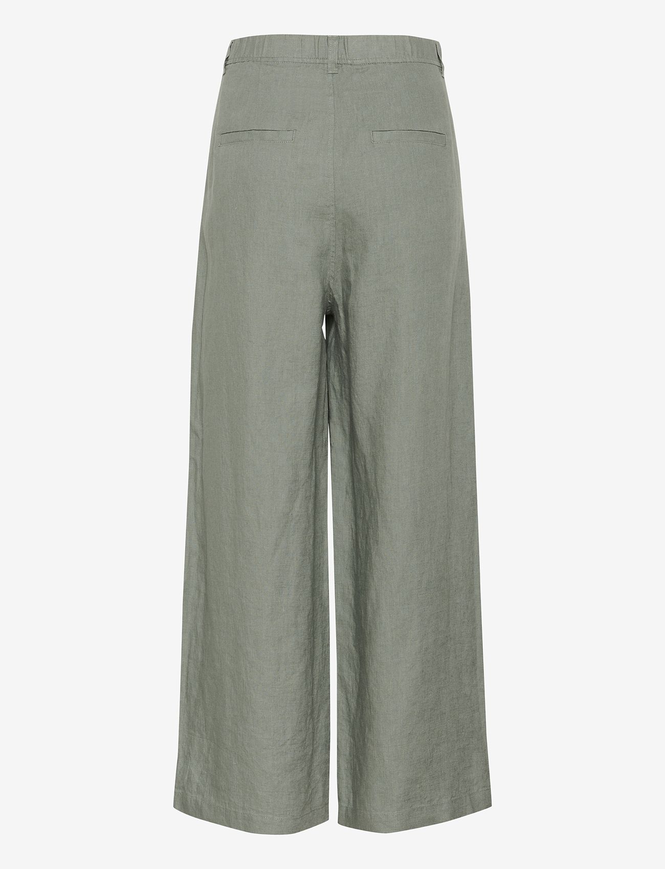 InWear - PegIW Pants - linen trousers - agave green - 1