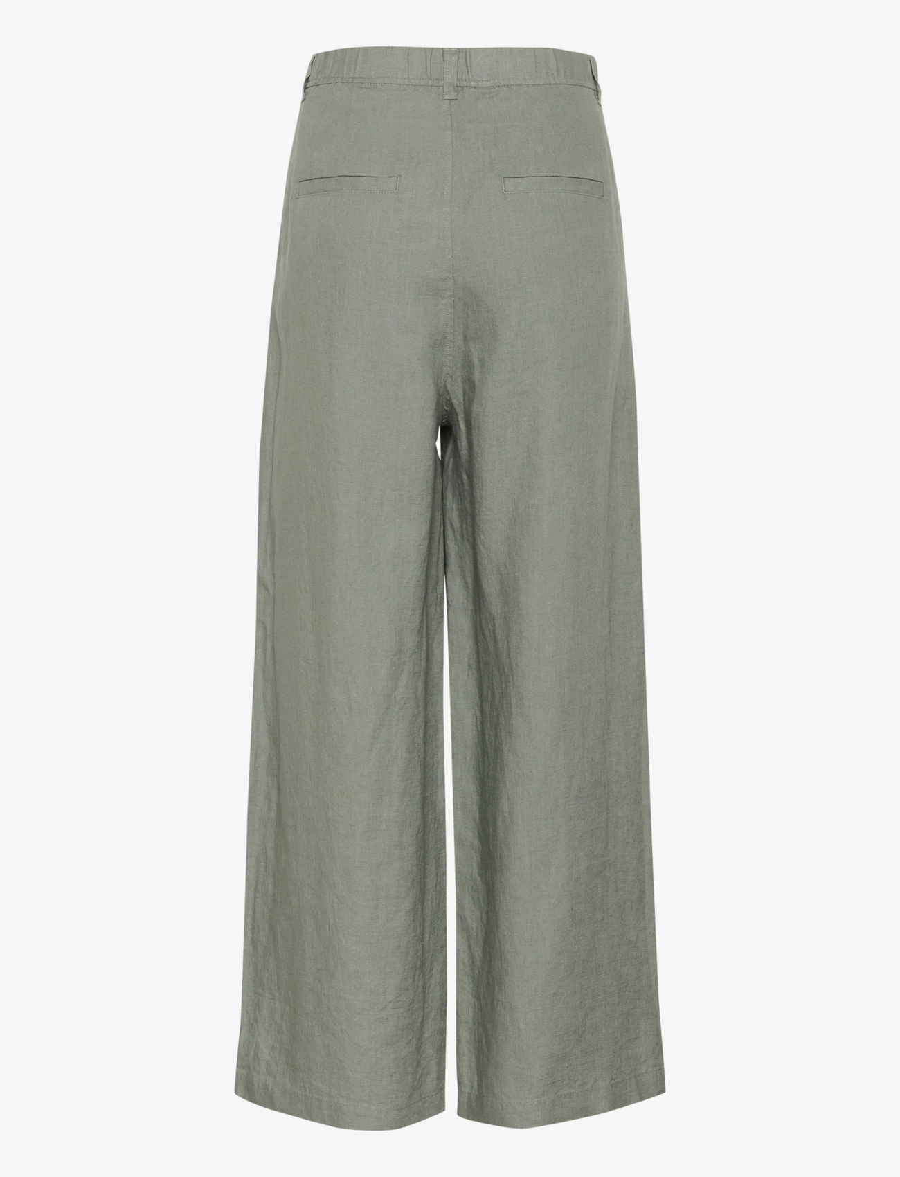 InWear - PegIW Pants - hørbukser - agave green - 2