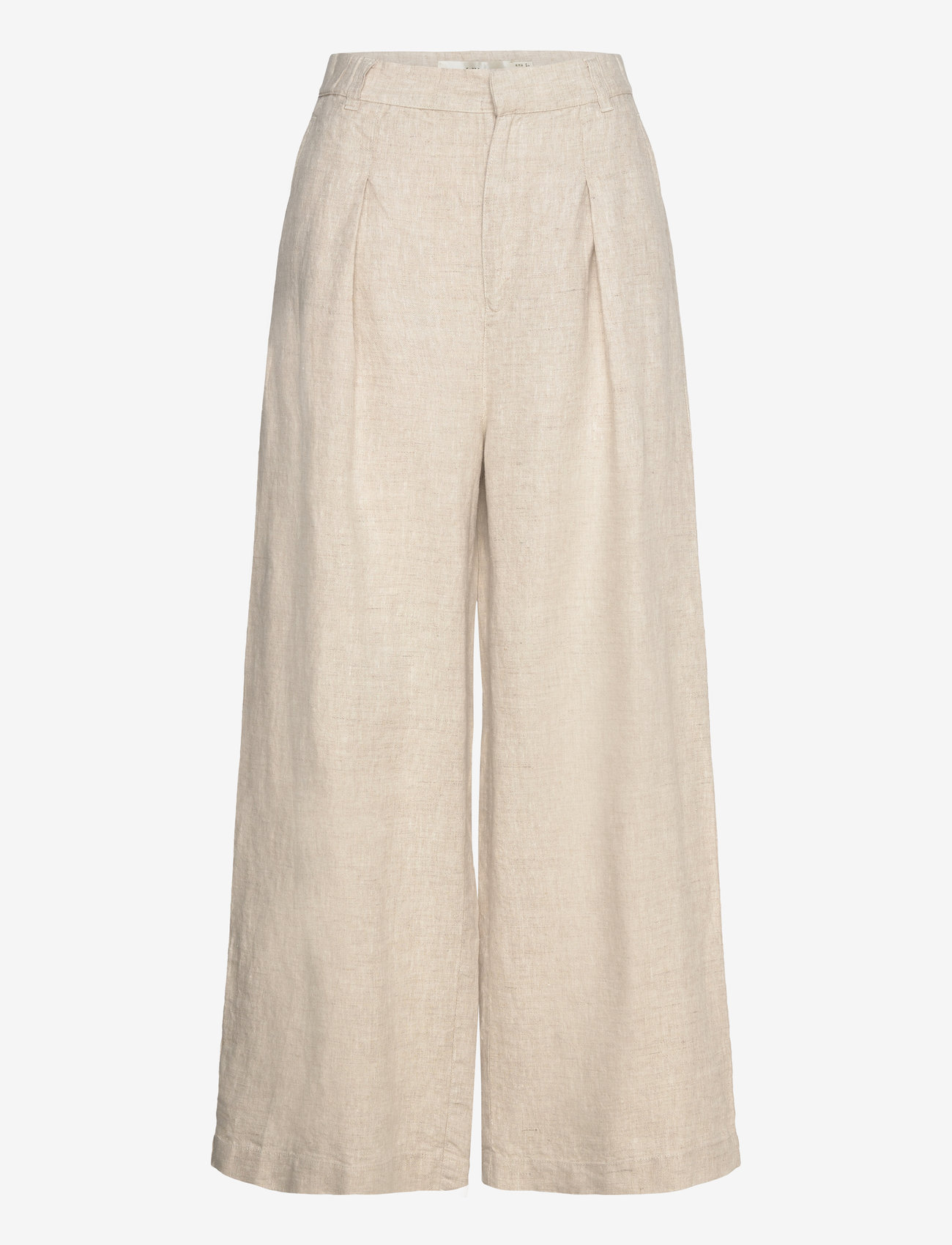 InWear - PegIW Pants - hørbukser - haze melange - 1