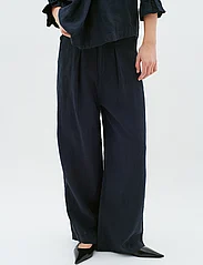 InWear - PegIW Pants - linen trousers - marine blue - 0