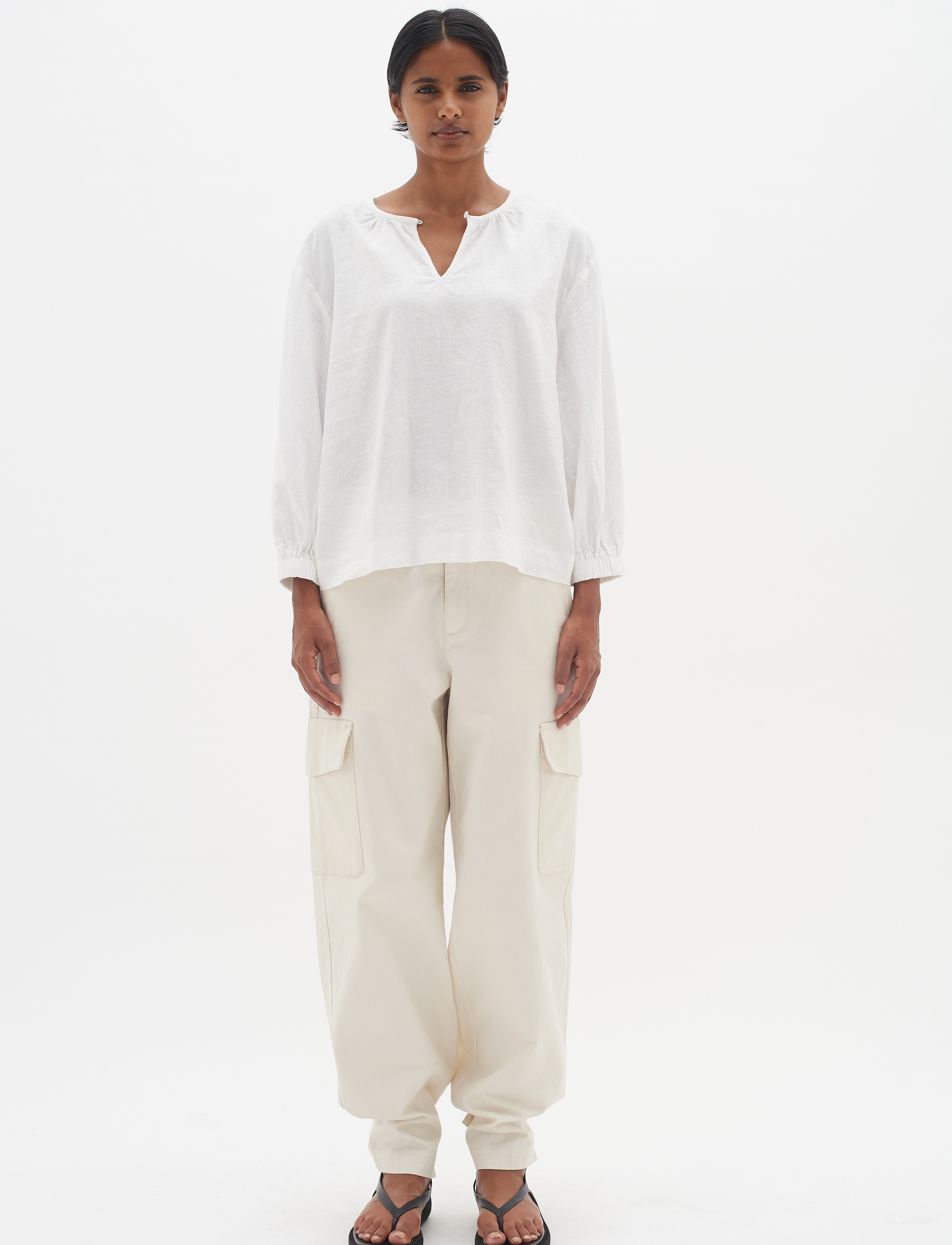 InWear - PattieIW Top - langærmede bluser - pure white - 3