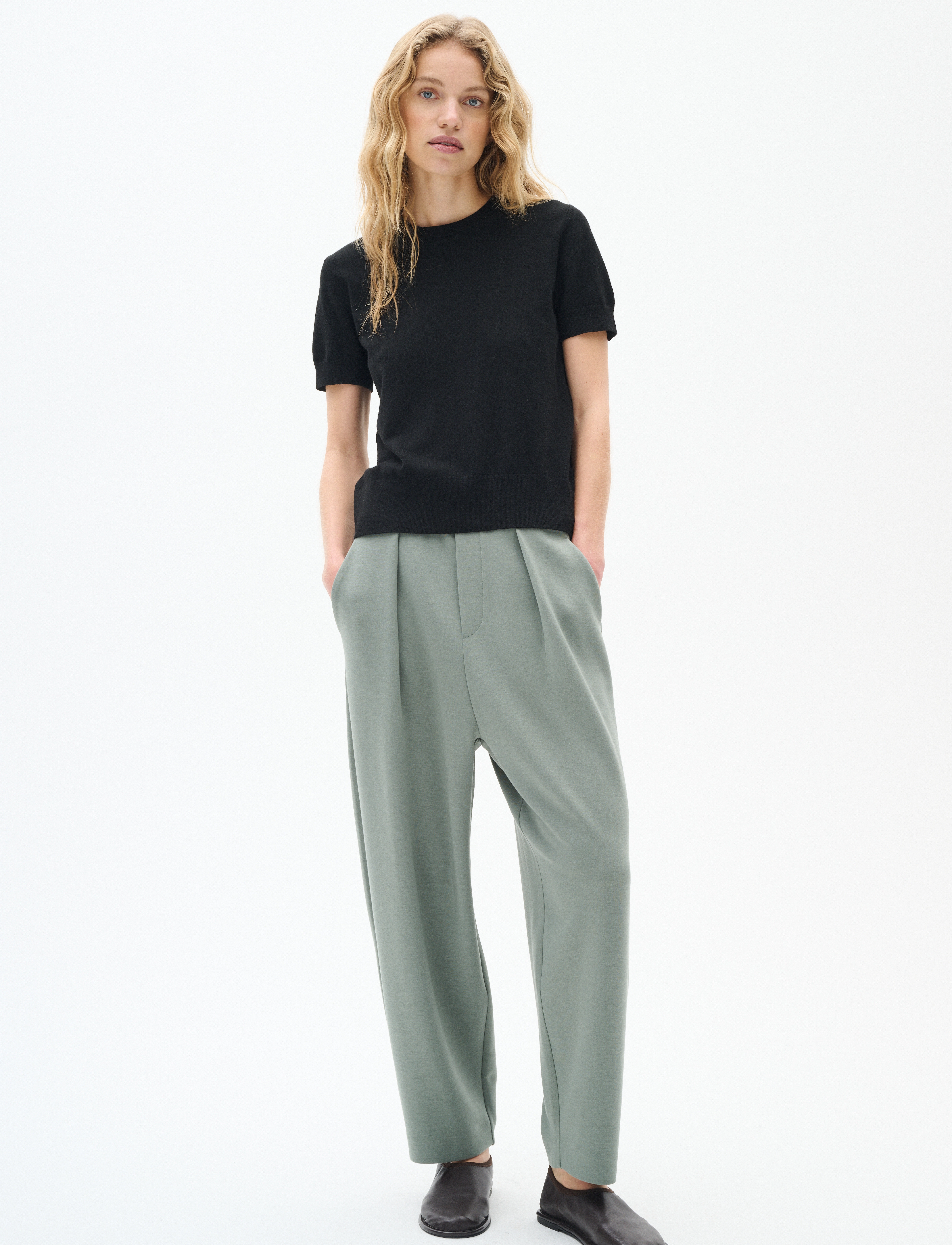InWear - PannieIW Pant - barrelbyxor - agave green - 3