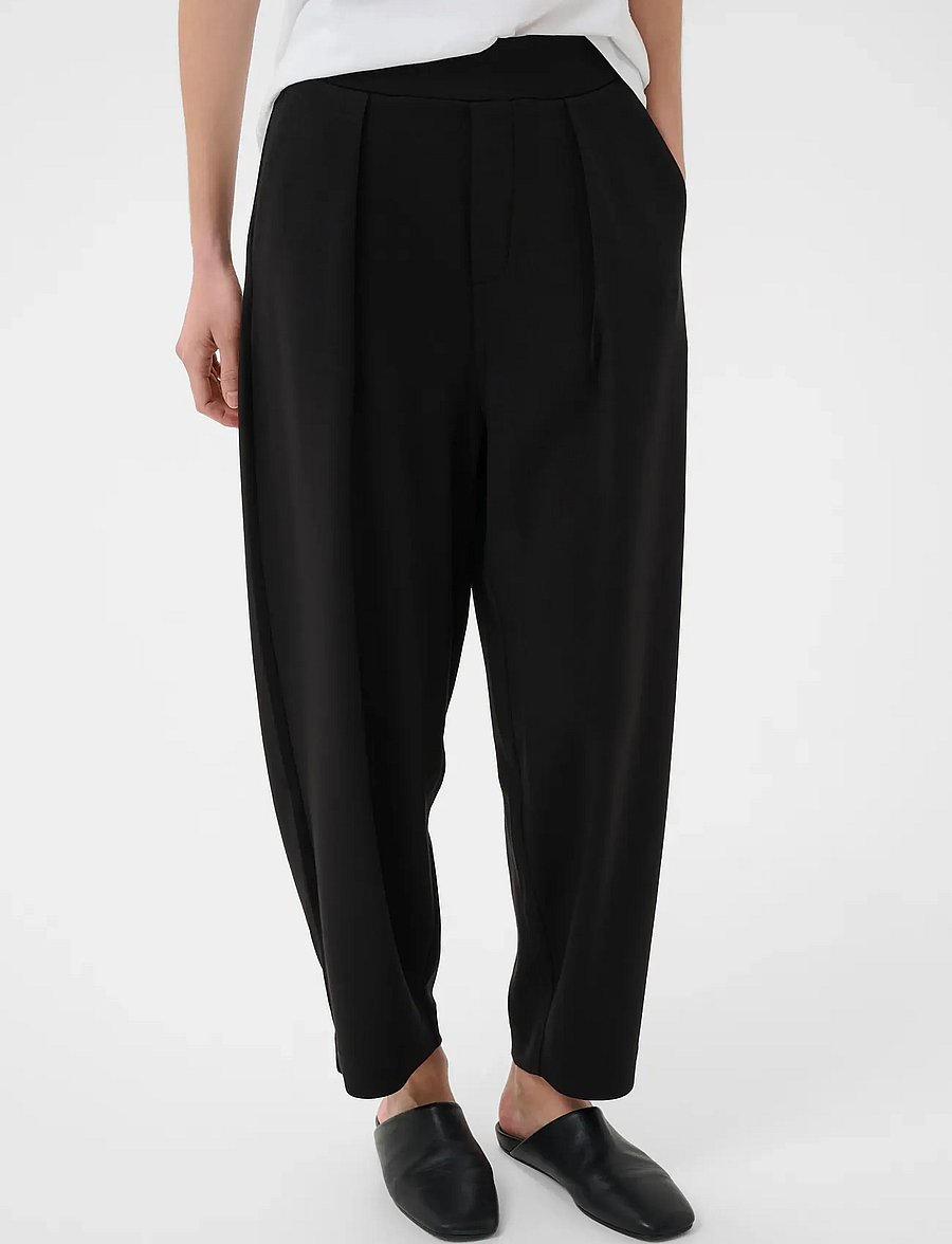 InWear - PannieIW Pant - hosen mit geradem bein - black - 0